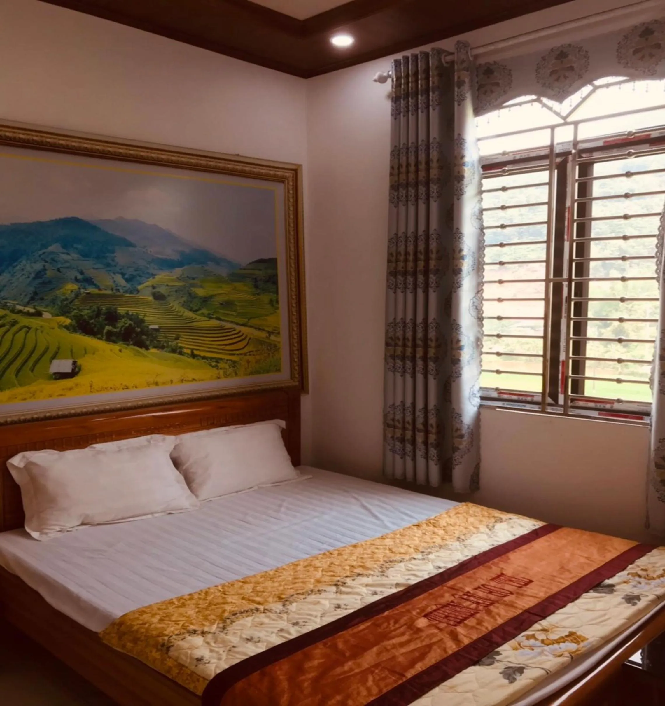 Bed in Hotel Thien An