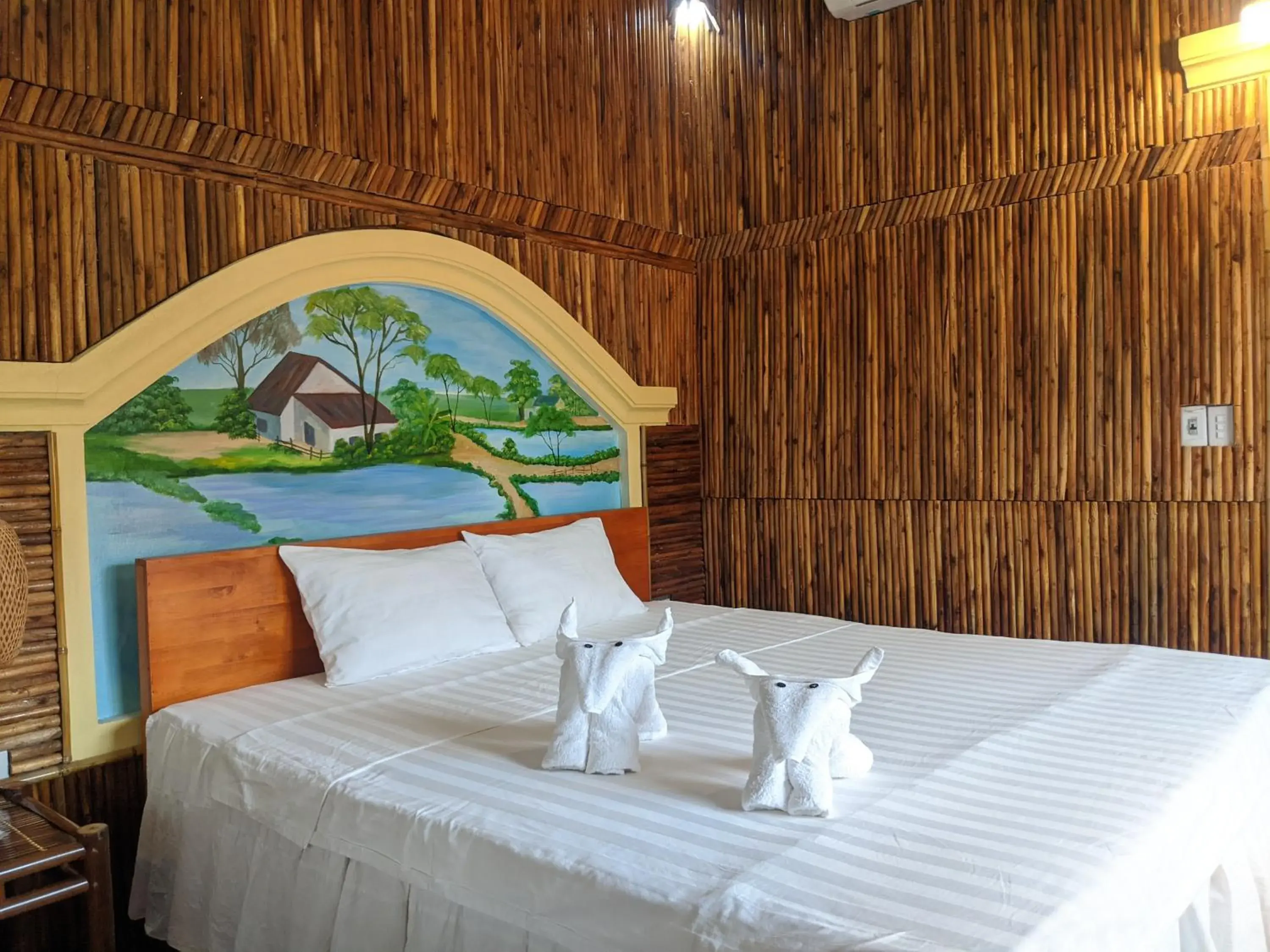 Quadruple Room with Garden View in Ninh Binh Greenland Homestay Quadruple Room with Garden View in Ninh Binh Greenland Homestay