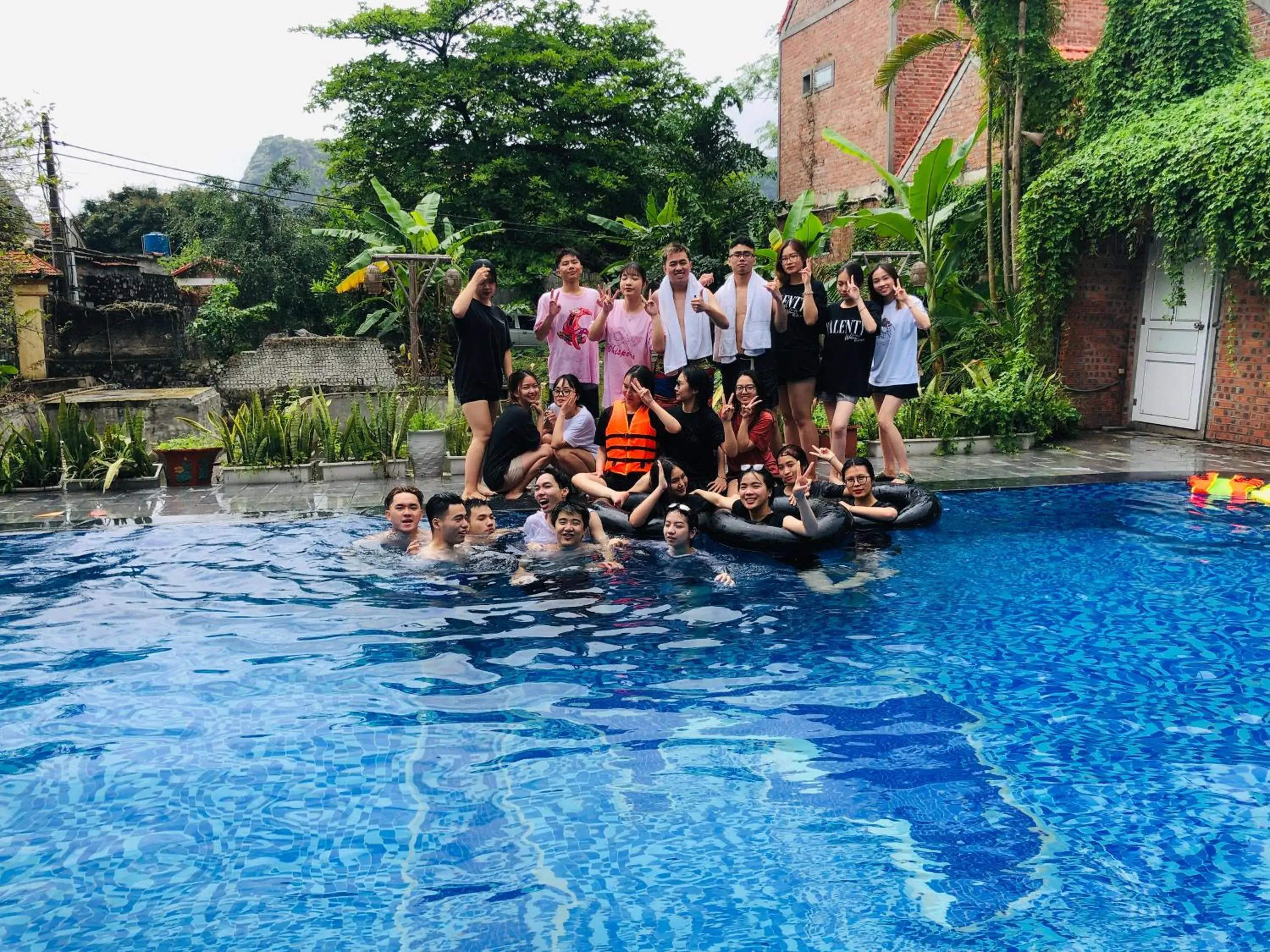 Swimming pool in Ninh Binh Greenland Homestay Swimming pool in Ninh Binh Greenland Homestay