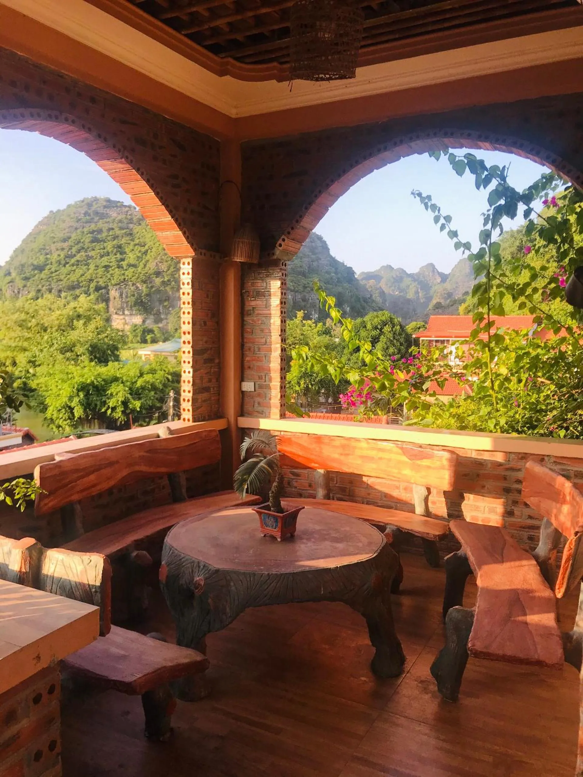 Patio in Ninh Binh Greenland Homestay