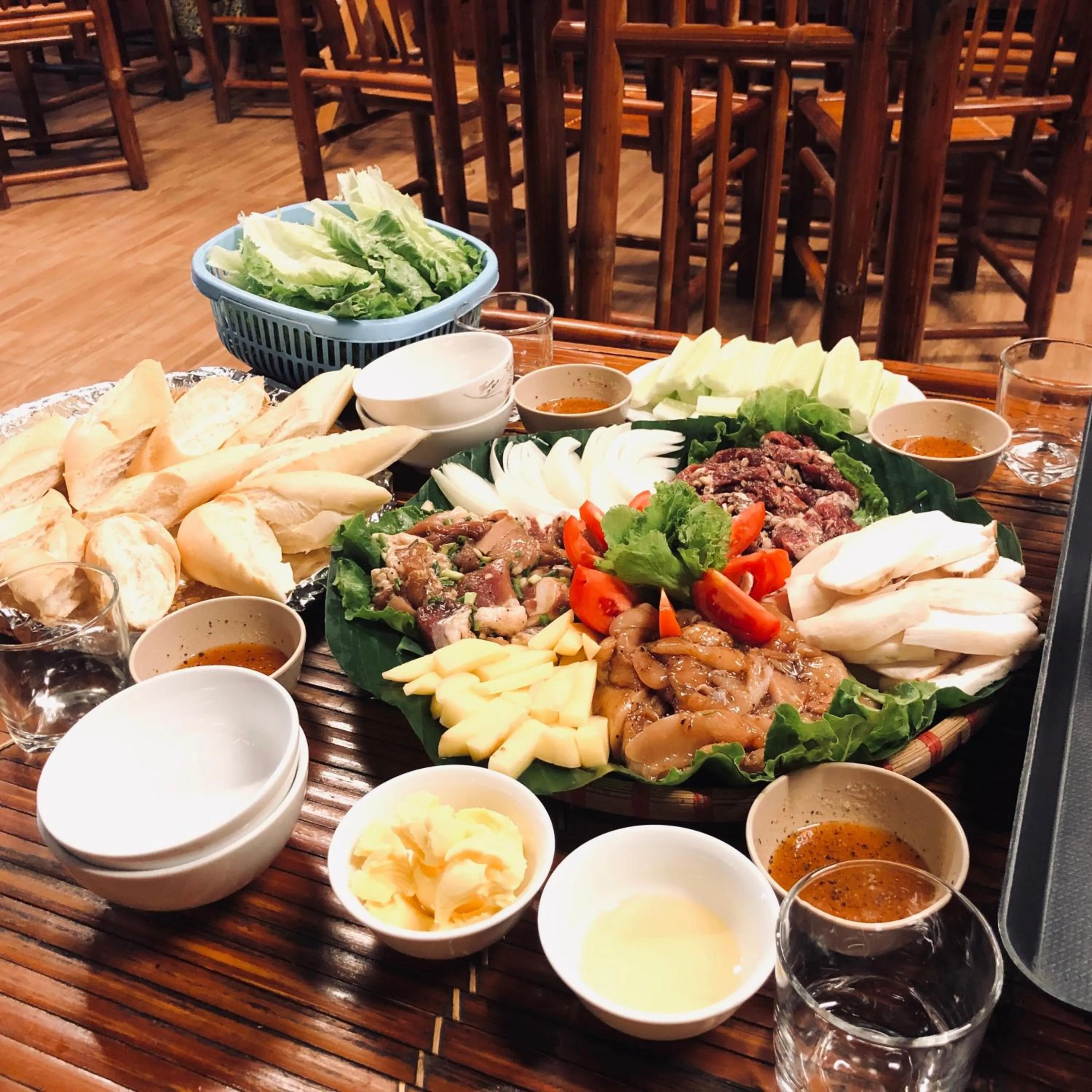 BBQ facilities in Ninh Binh Greenland Homestay