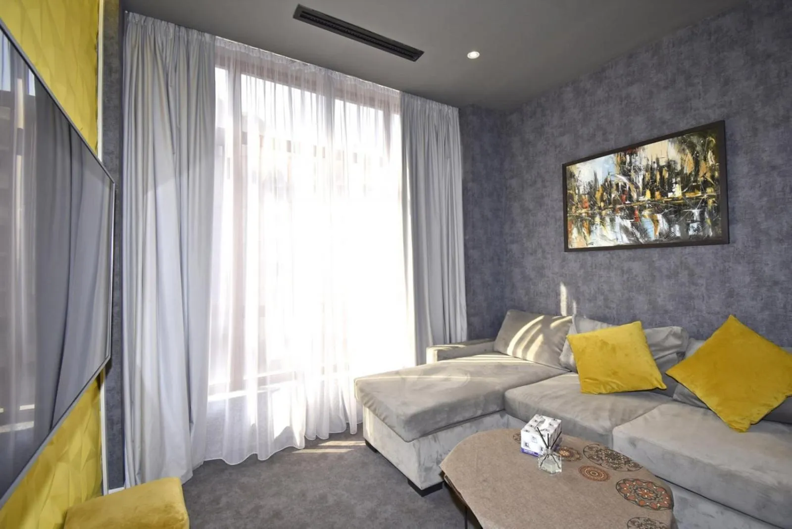 Seating area, Bed in Avenue ApartHotel