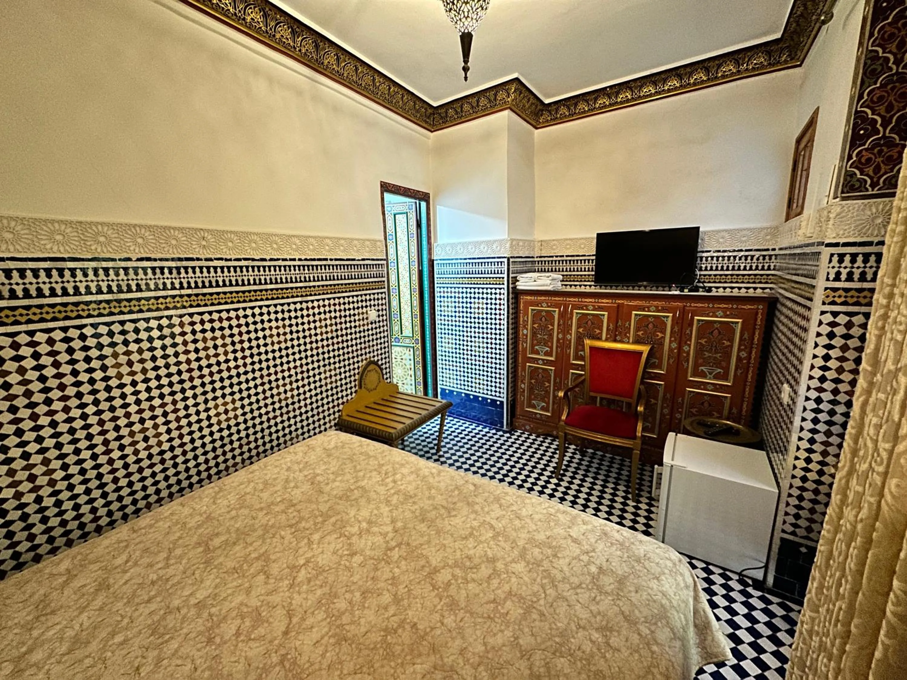 TV and multimedia, Bed in Riad Shama Fes