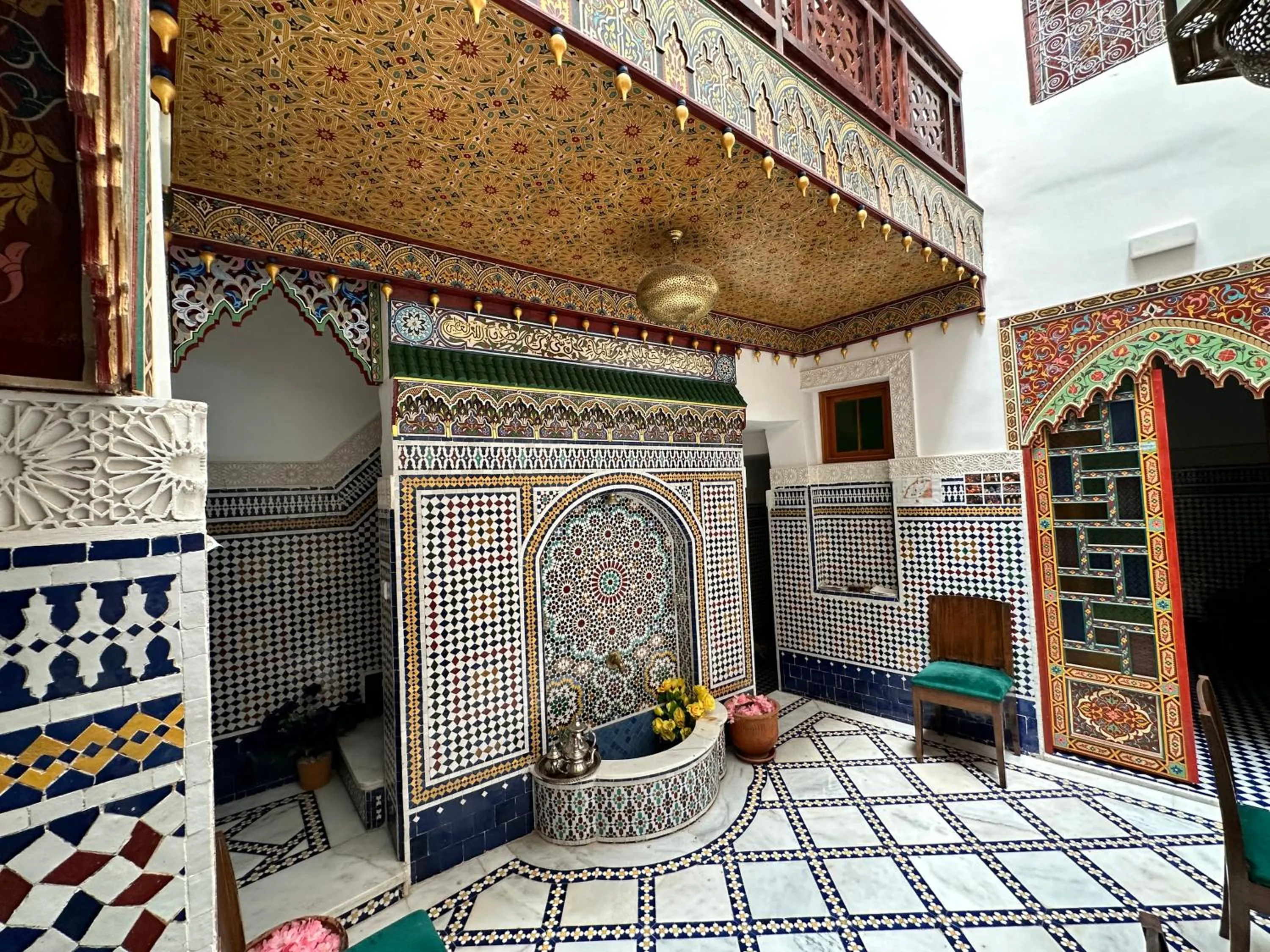 Patio in Riad Shama Fes