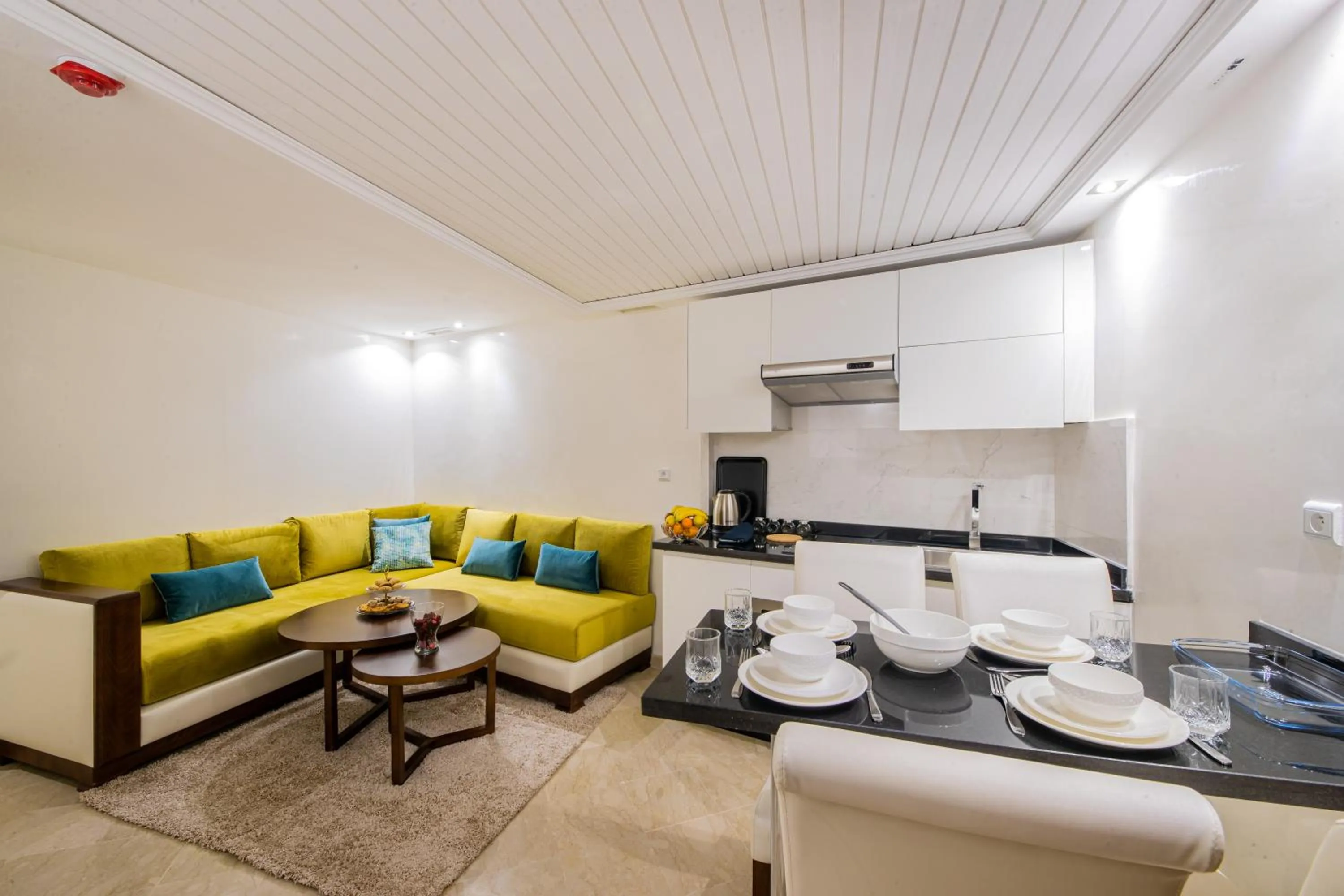 Living room in Appart-hotel Marrakech Inn