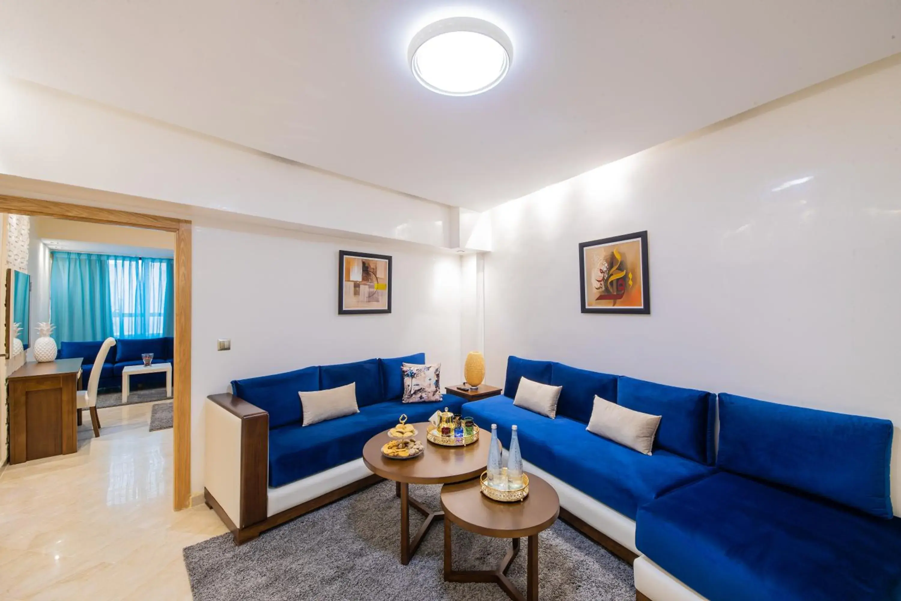 Living room in Appart-hotel Marrakech Inn Living room in Appart-hotel Marrakech Inn