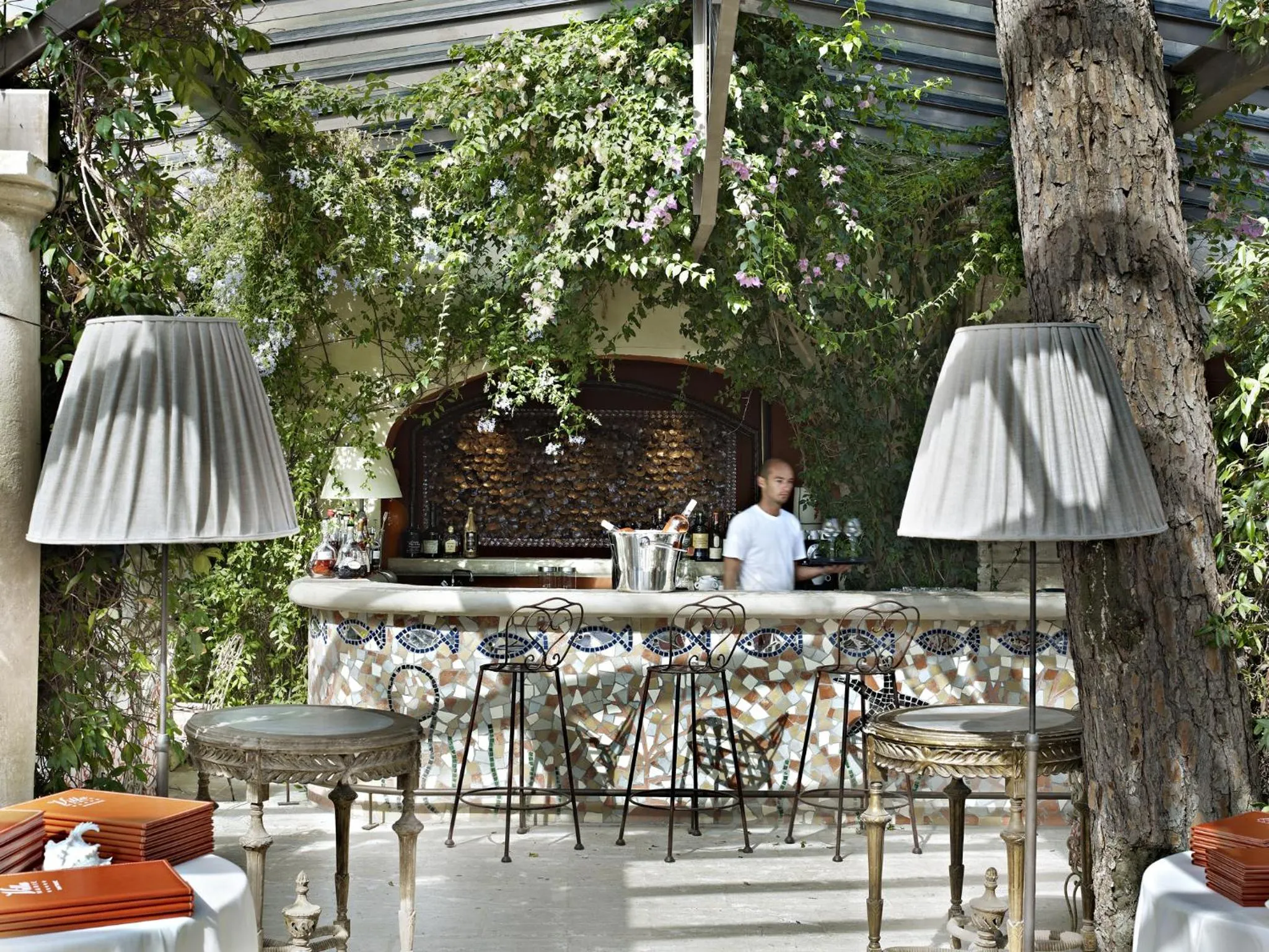 Lounge or bar in Hôtel Villa Marie Saint Tropez