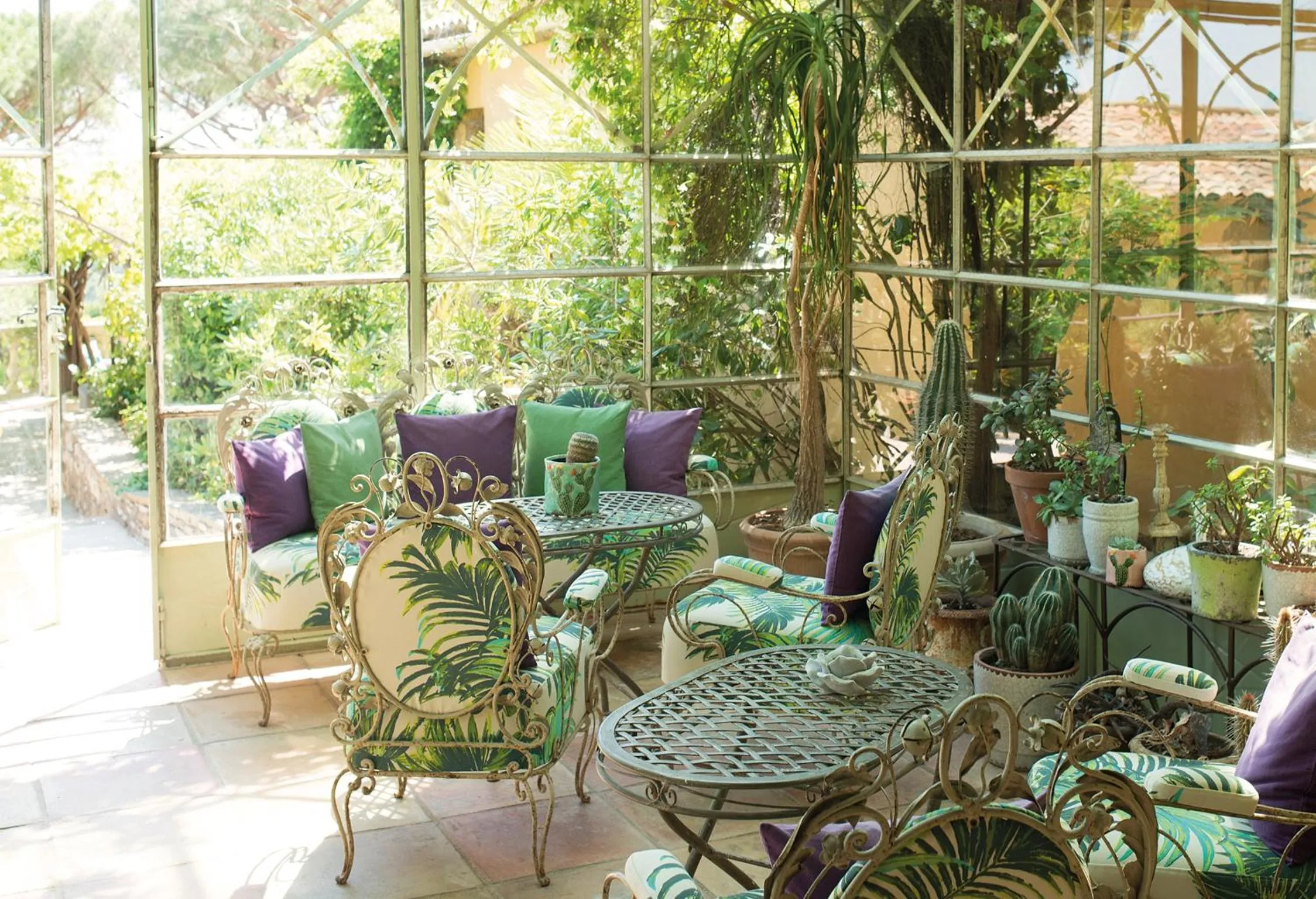 Patio in Hôtel Villa Marie Saint Tropez