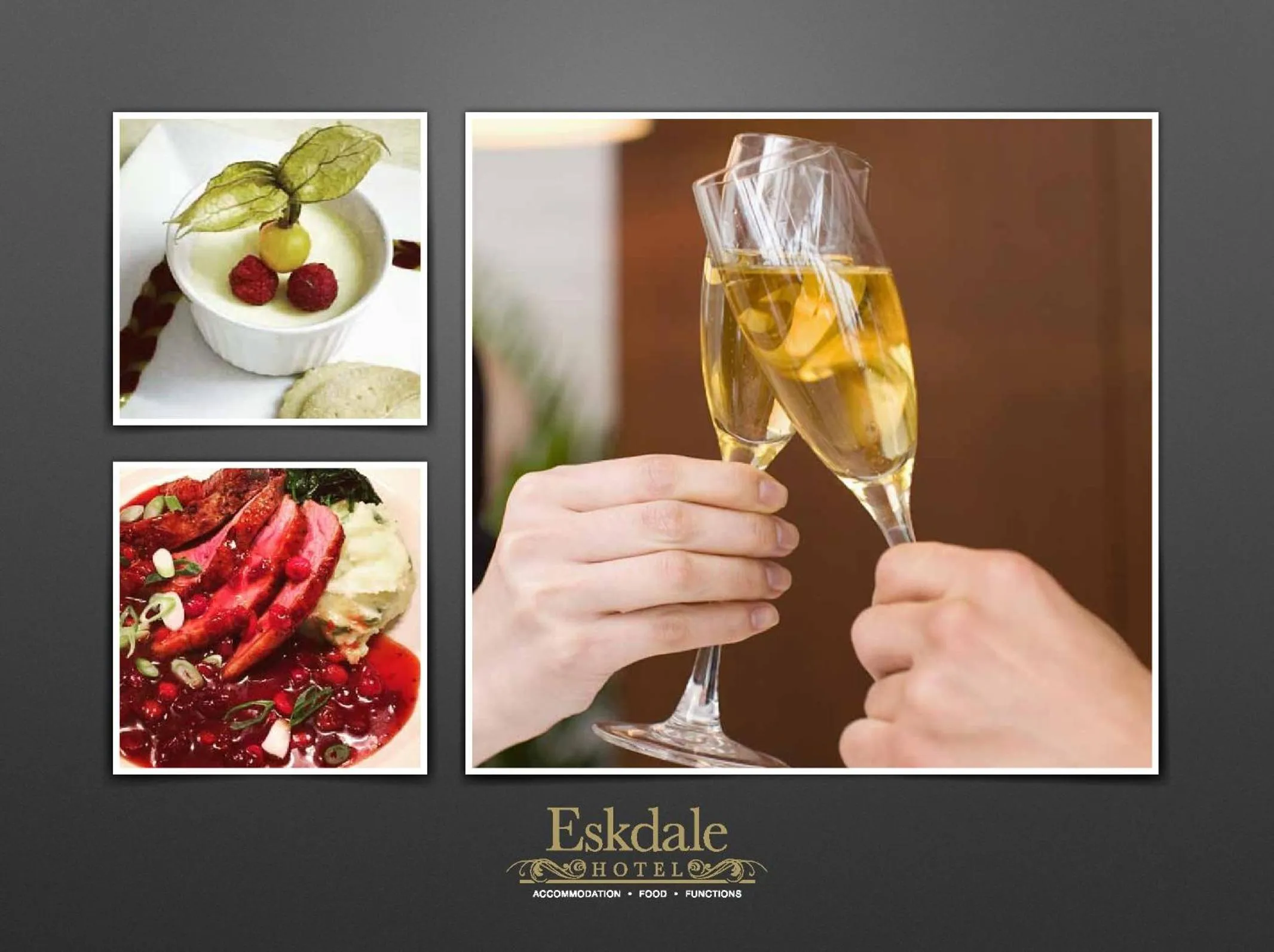 Food and drinks in Eskdale Hotel