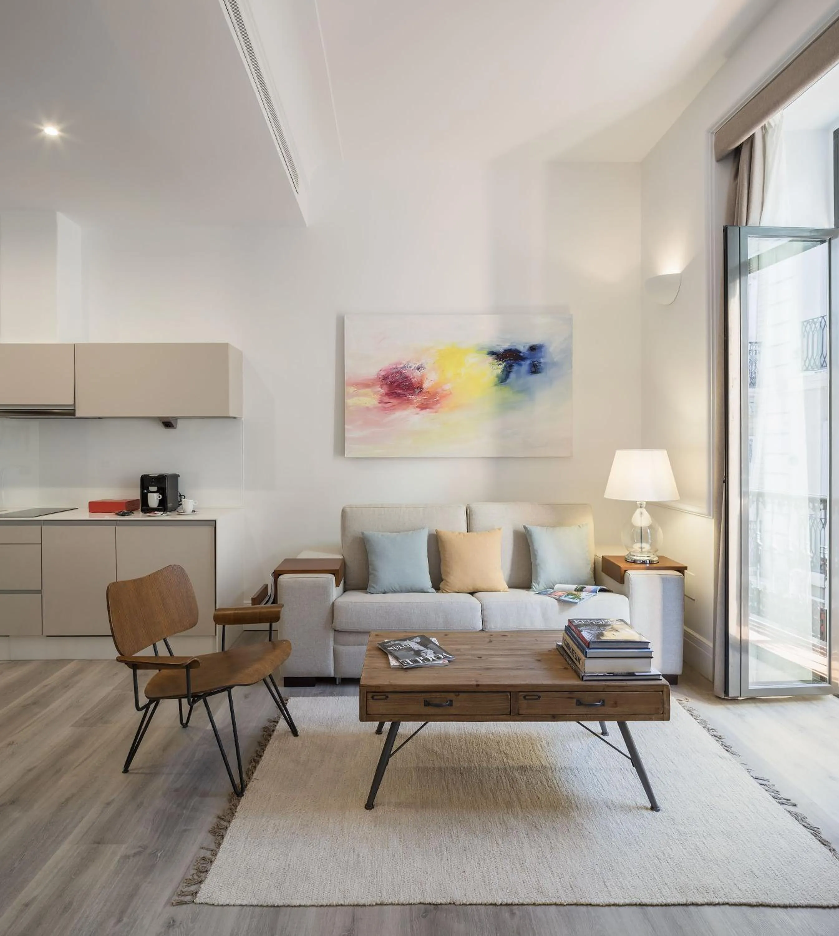 Living room in Puerta Catedral Holiday Suites