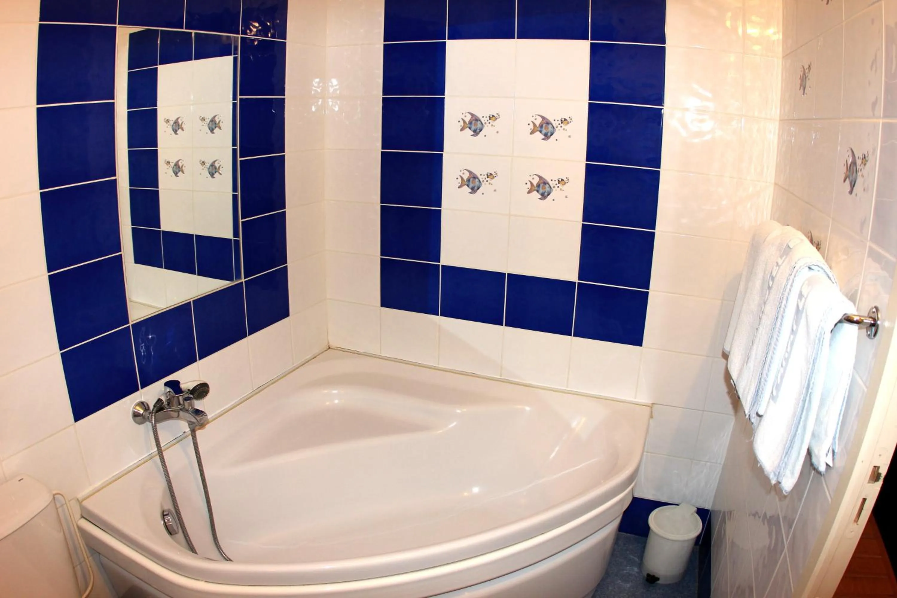 Shower in Hotel de la Basilique