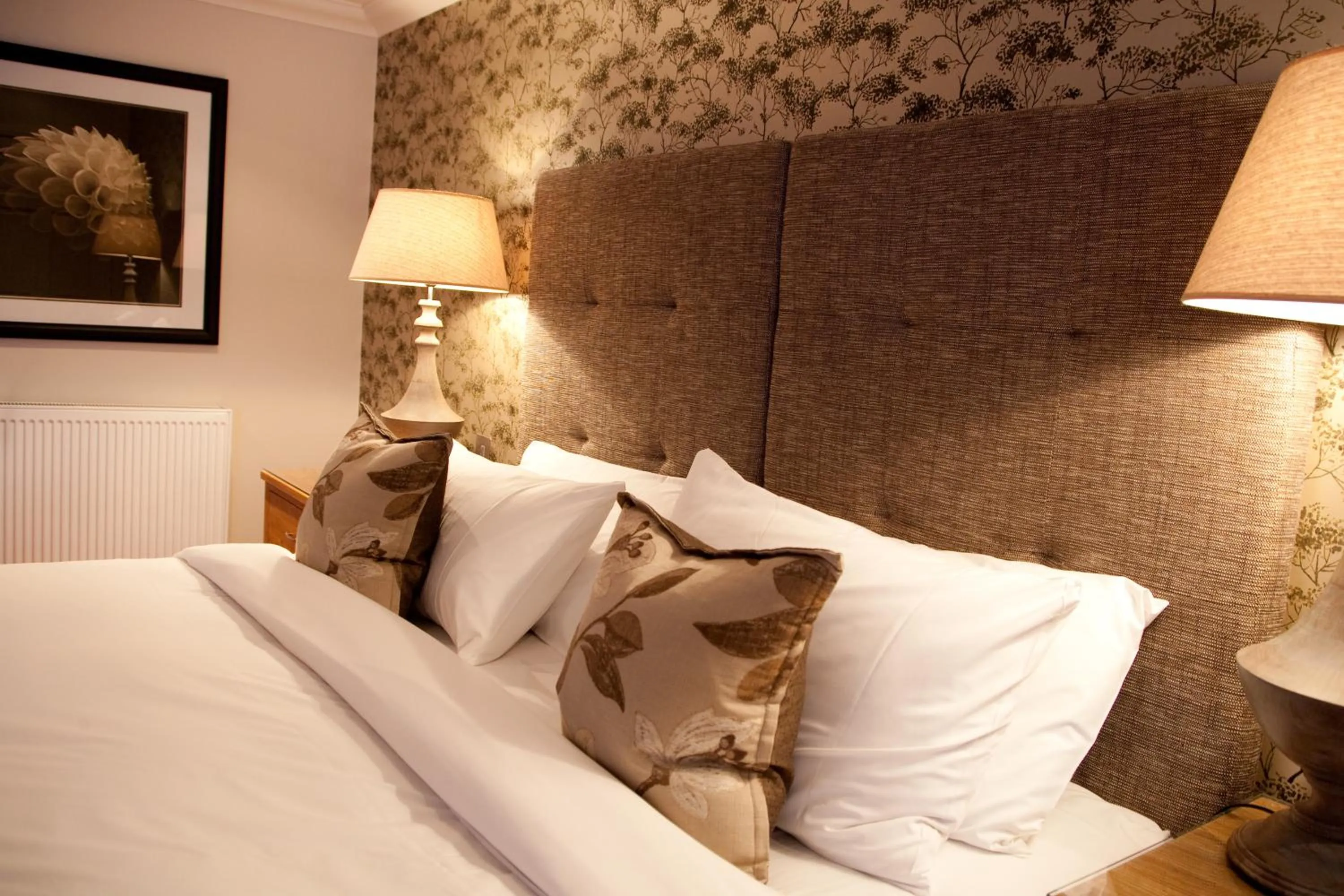 Decorative detail, Bed in The Townhouse Hotel