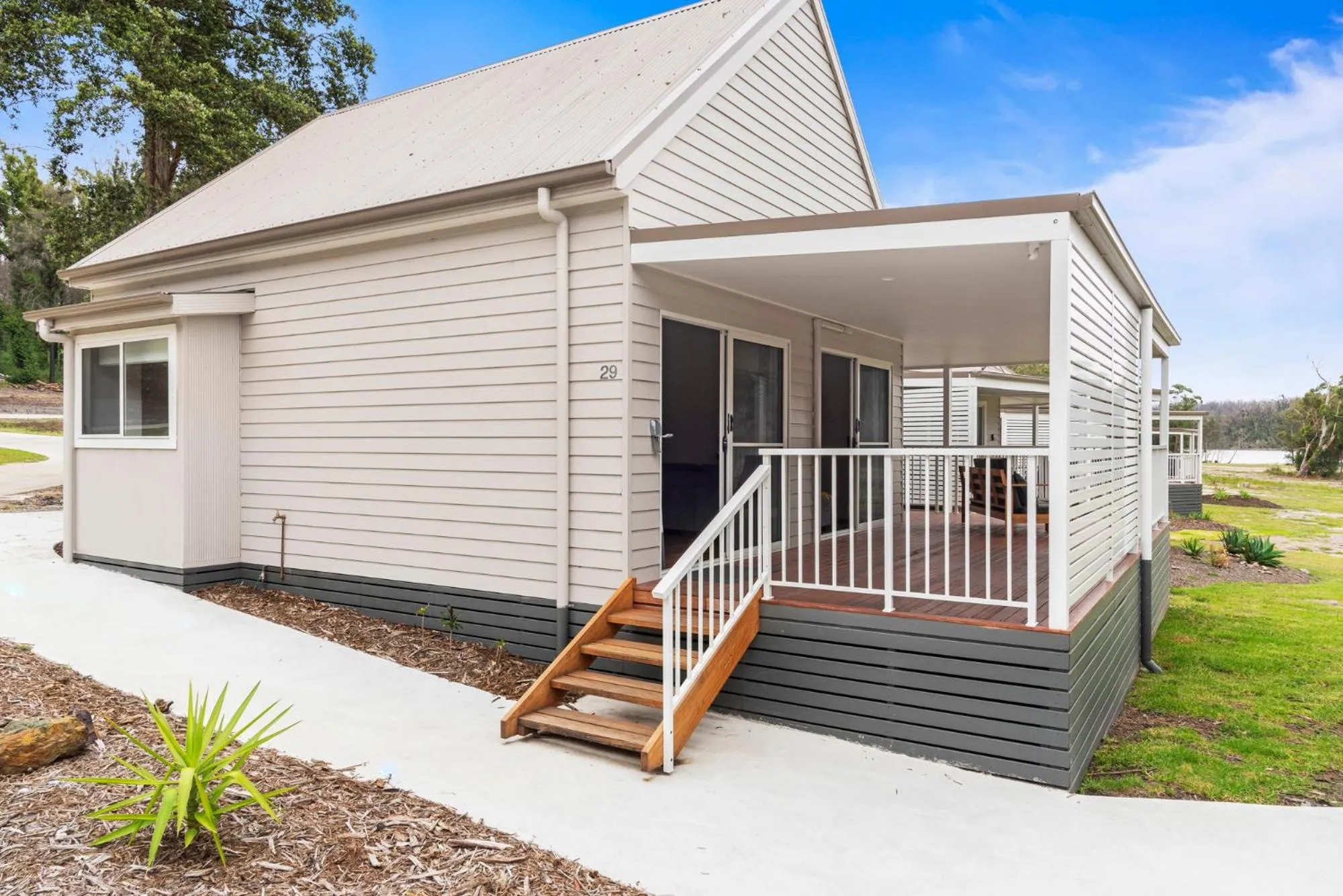 Property building in The Leaning Oak Holiday Lifestyles - Lake Conjola