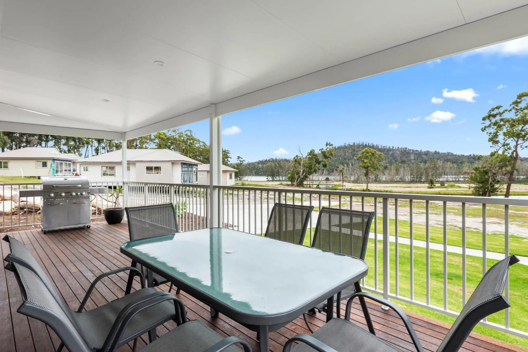 Property building in The Leaning Oak Holiday Lifestyles - Lake Conjola
