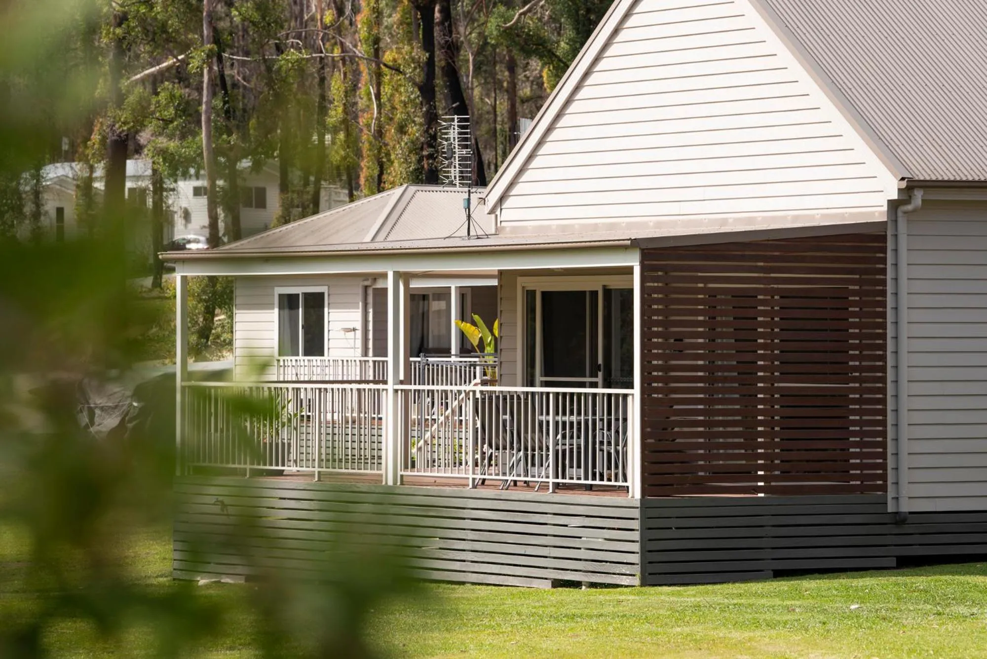 Patio in The Leaning Oak Holiday Lifestyles - Lake Conjola