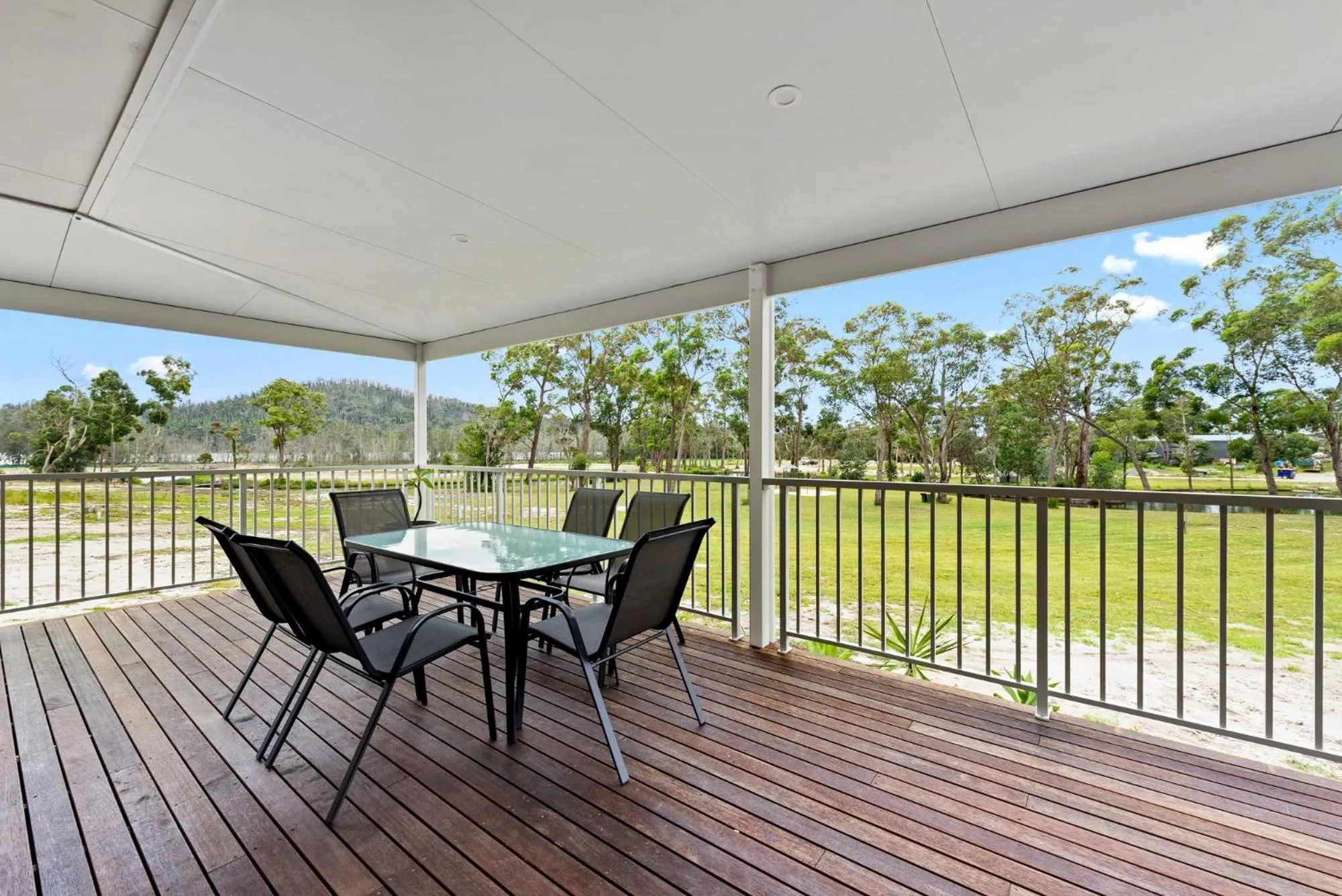 Patio in The Leaning Oak Holiday Lifestyles - Lake Conjola