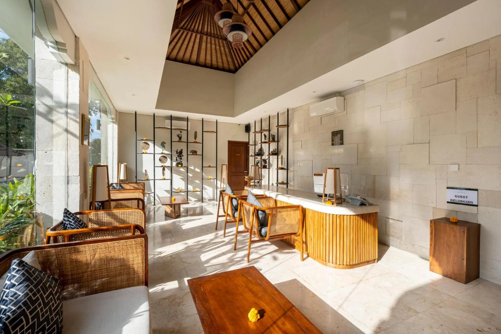 Lobby or reception in Asvara Villa Ubud by Ini Vie Hospitality