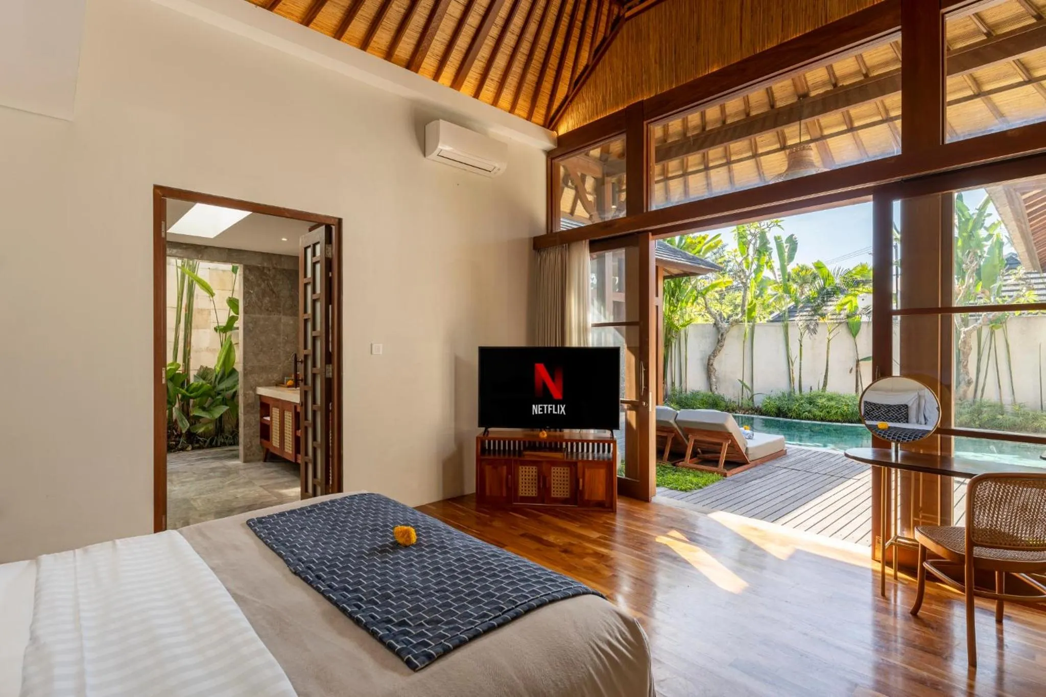 Bedroom in Asvara Villa Ubud by Ini Vie Hospitality