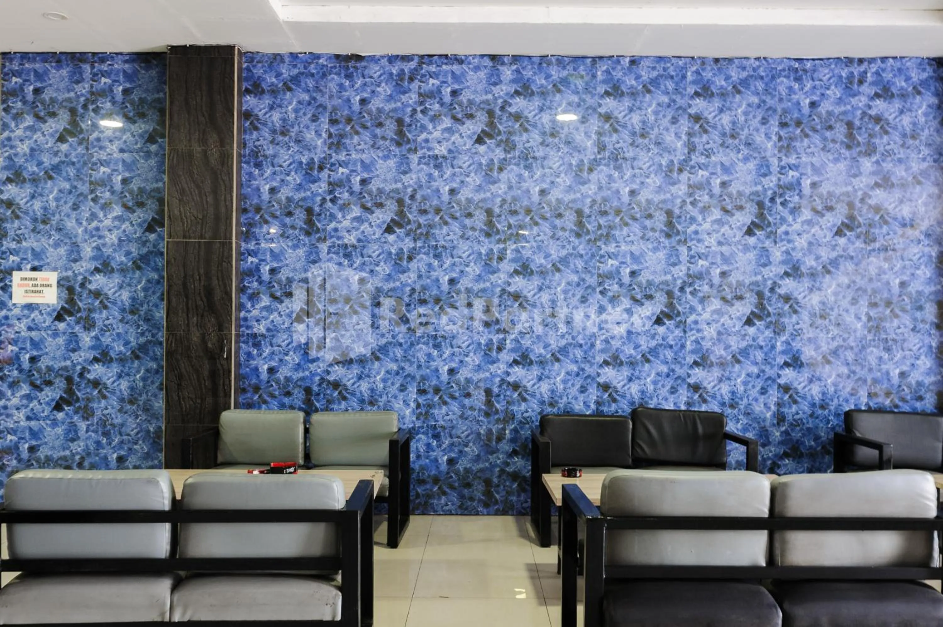 Seating area in SM Guest House Malang