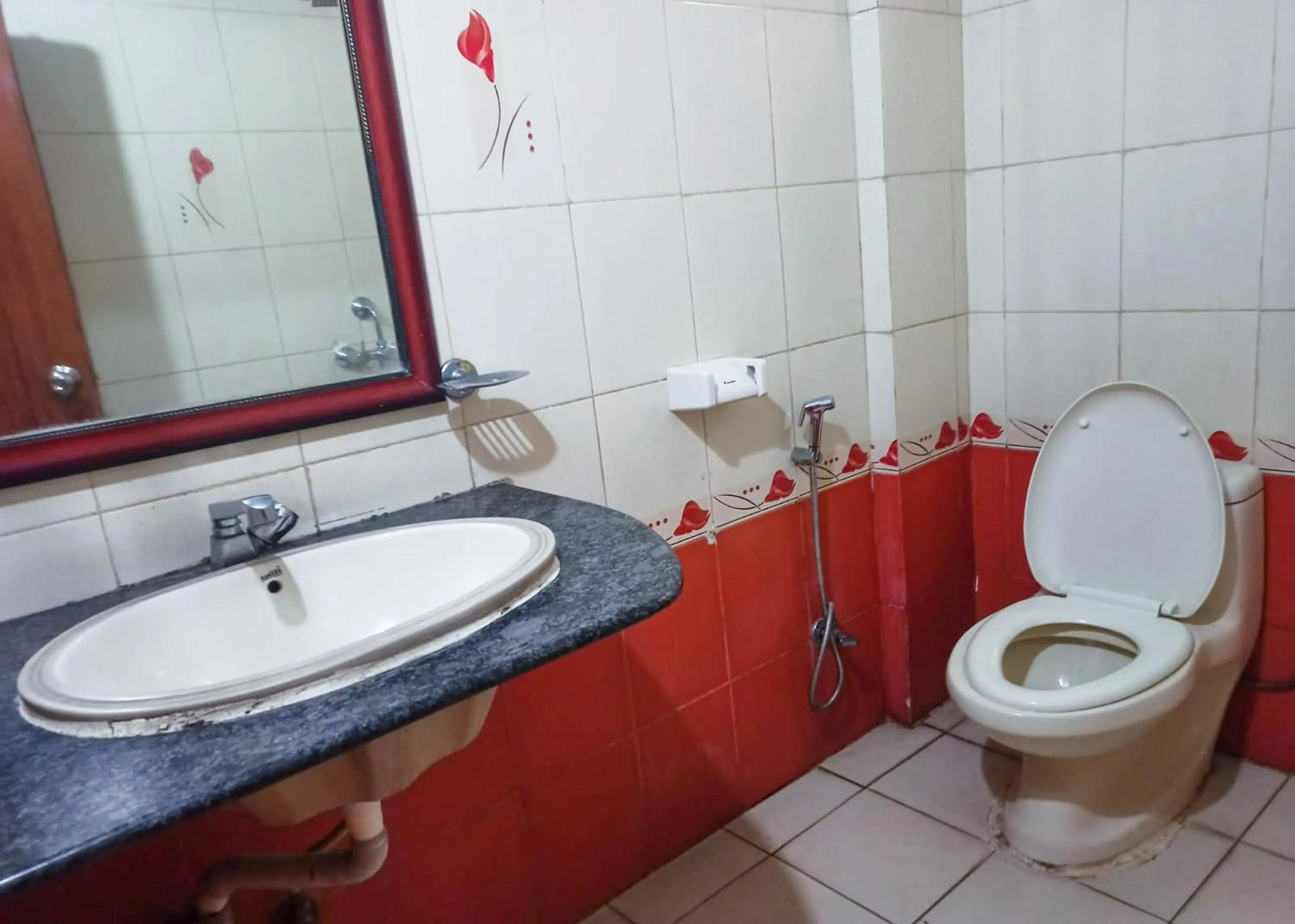 Bathroom in Hotel Champion Inn near Yeswantpur Junction Railway Station