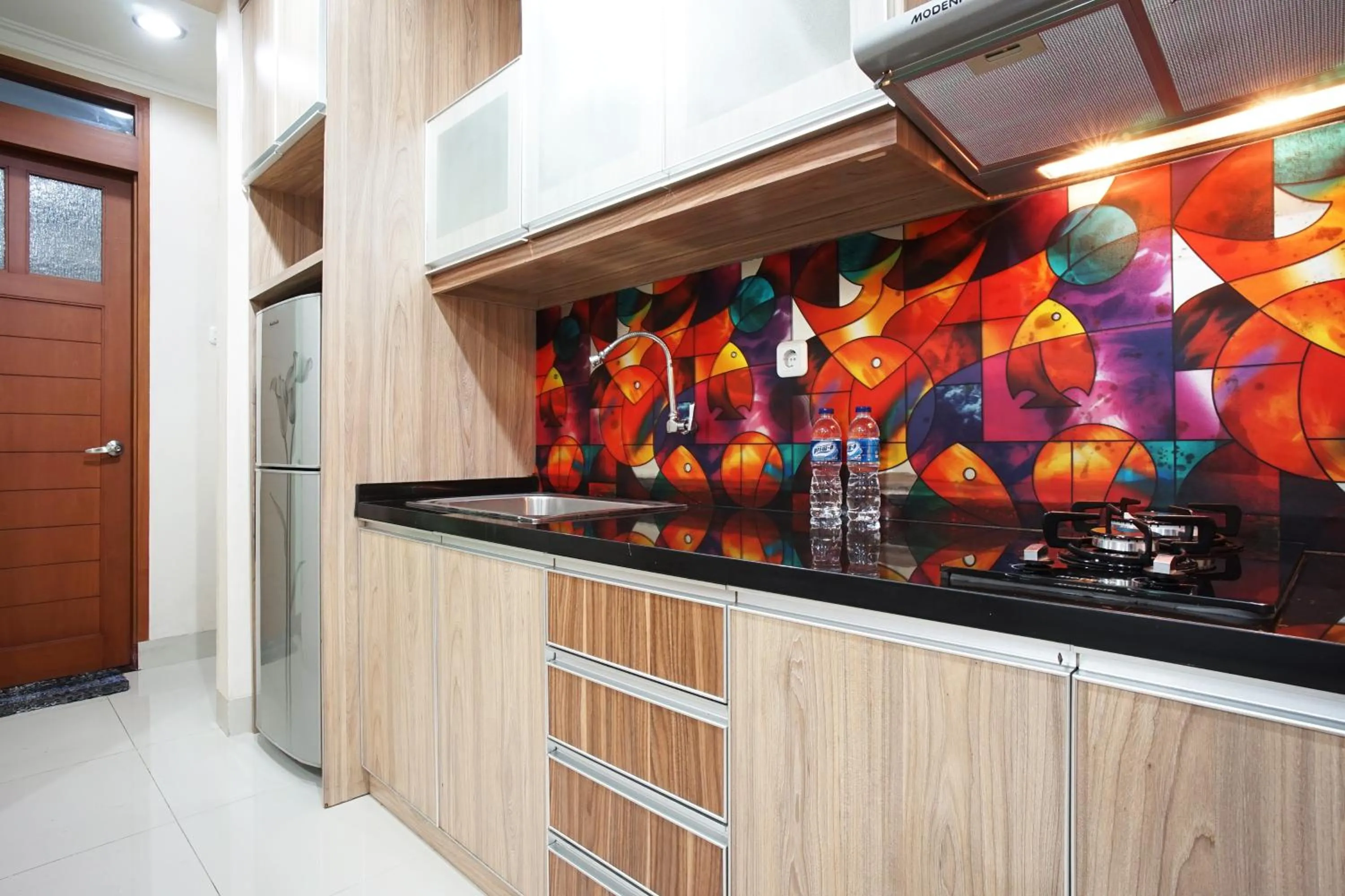 Kitchen or kitchenette in Hotel Bandung Permai