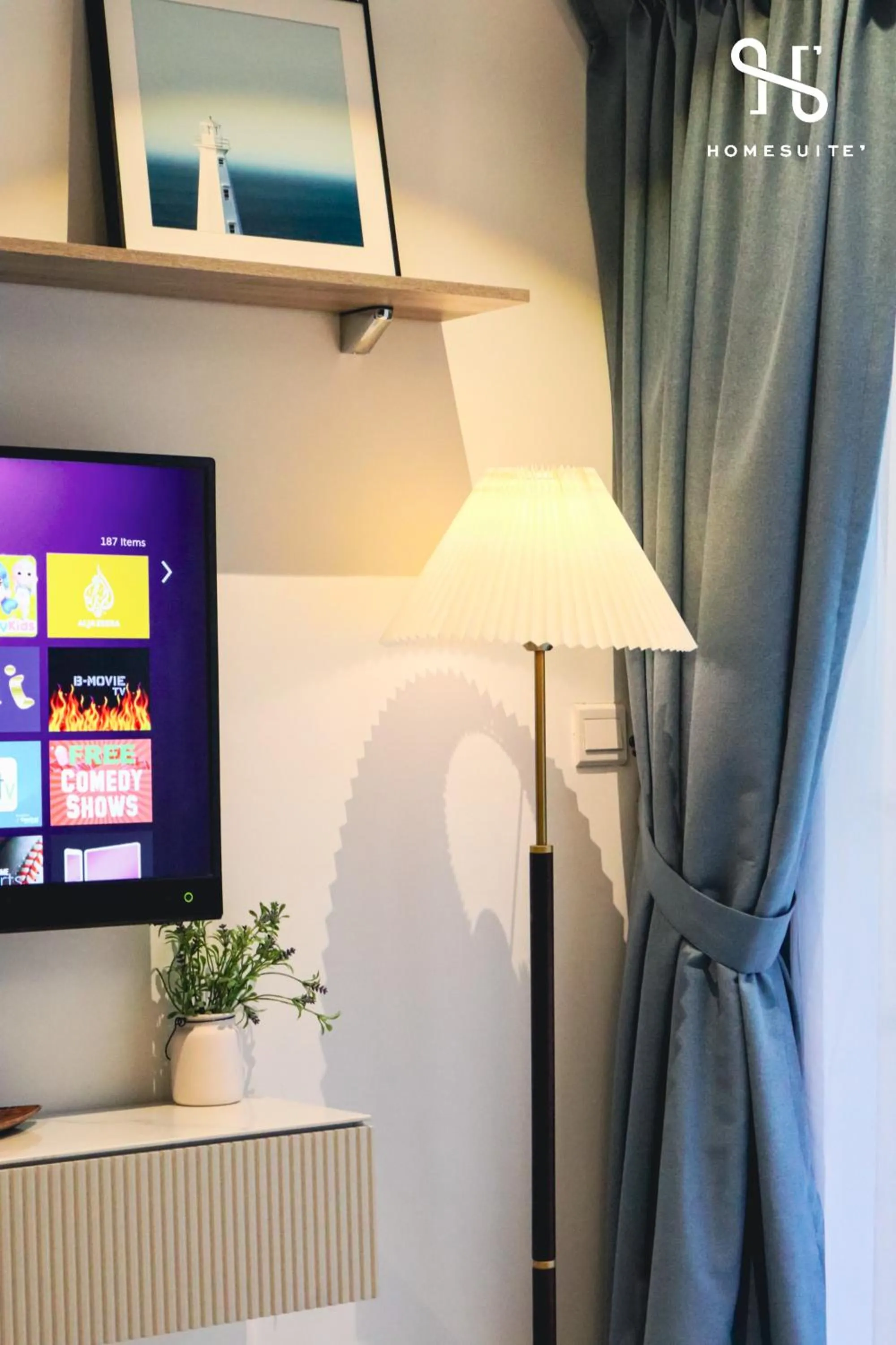 TV and multimedia in Homesuite' Home at Aeropod SOVO