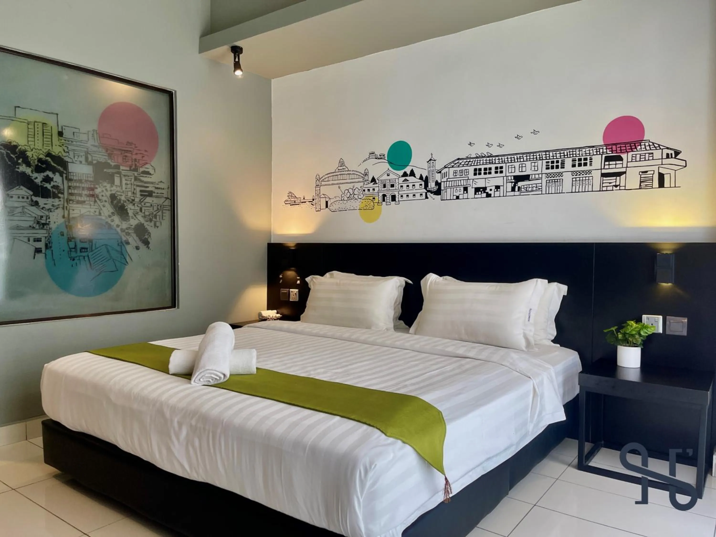 Bed in Homesuite' Home at Aeropod SOVO