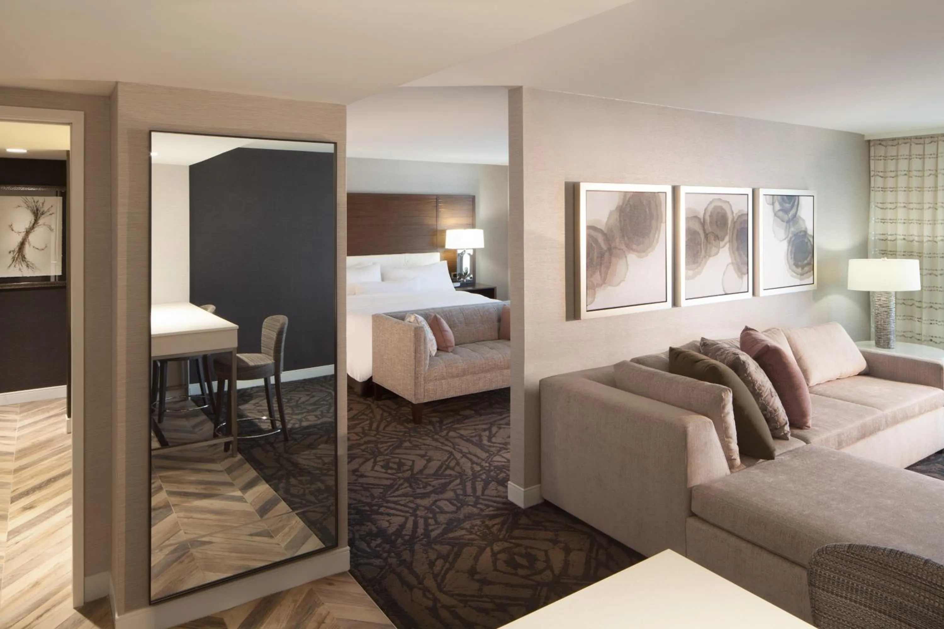 Living room, Bed in The Westin Princeton at Forrestal Village