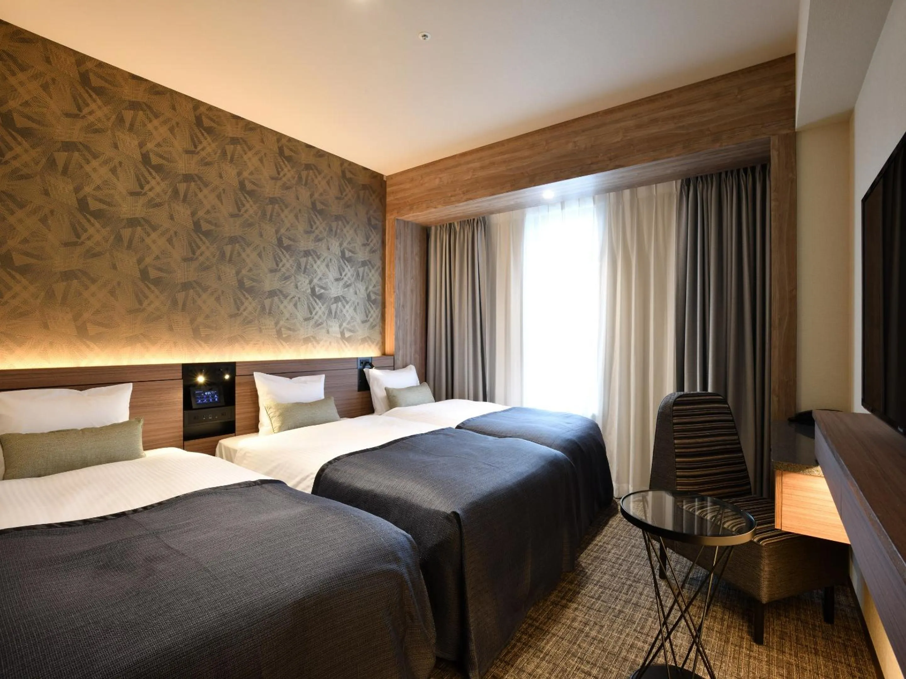 Photo of the whole room, Bed in Hotel Keihan Sendai