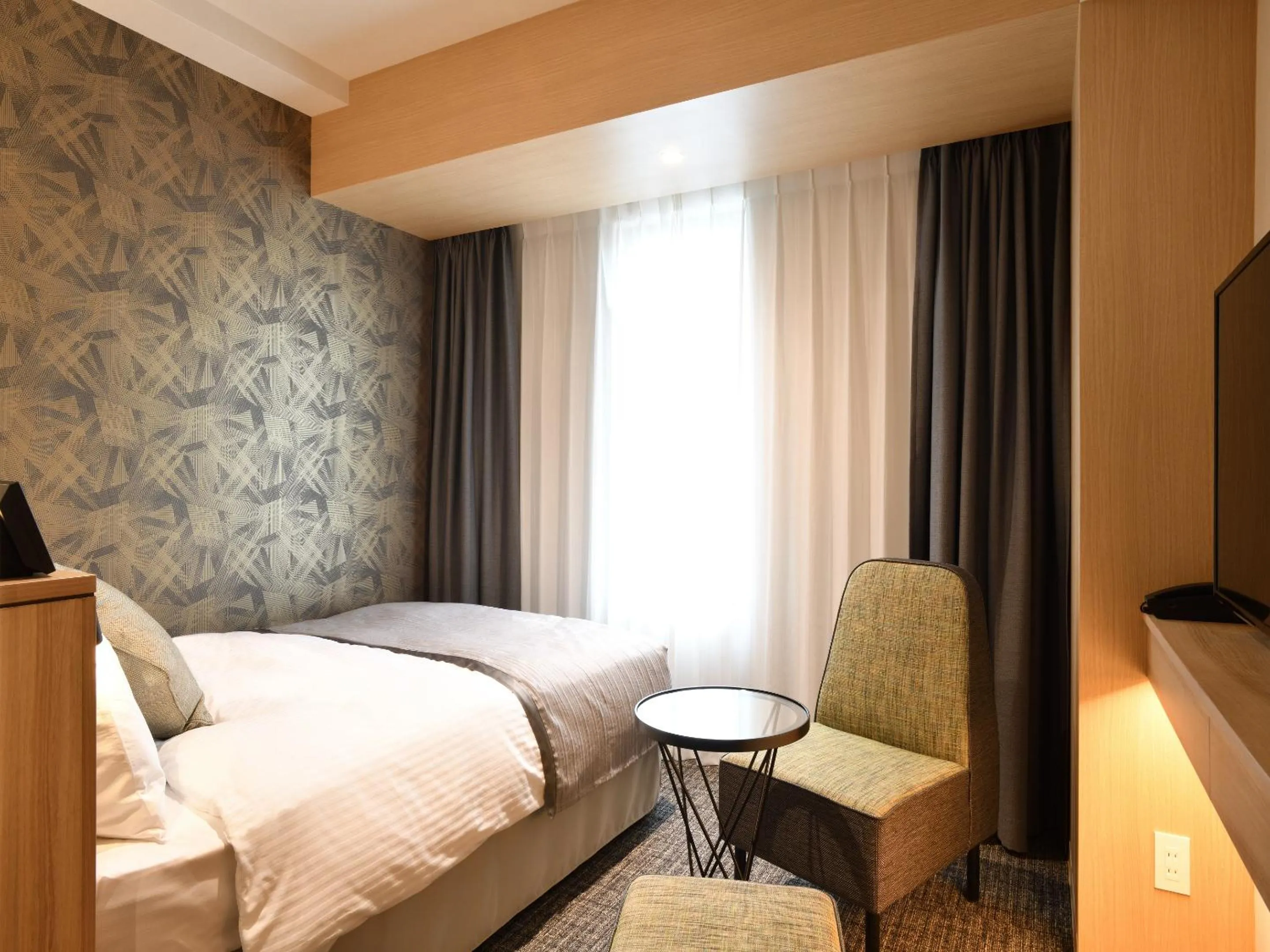 Photo of the whole room, Bed in Hotel Keihan Sendai