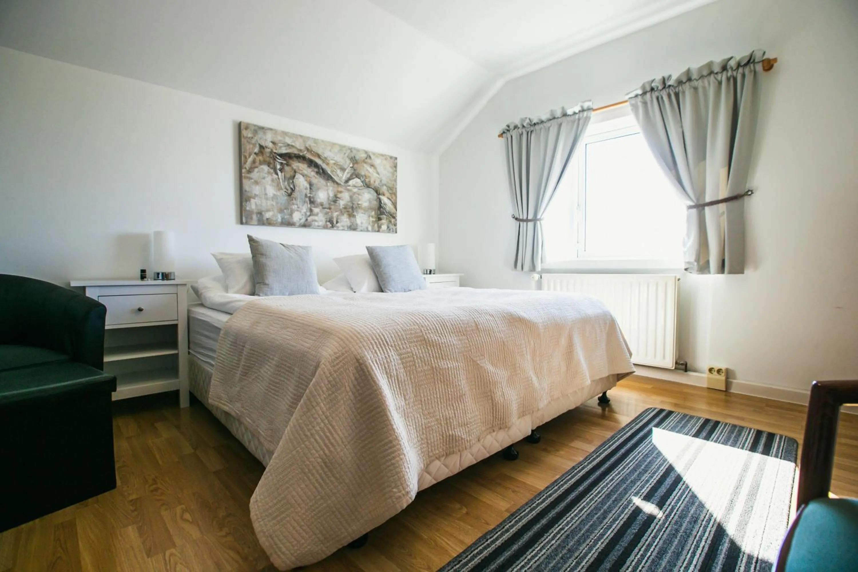 Twin or Double Room with Shared Bathroom - single occupancy in Guesthouse Lyngholt