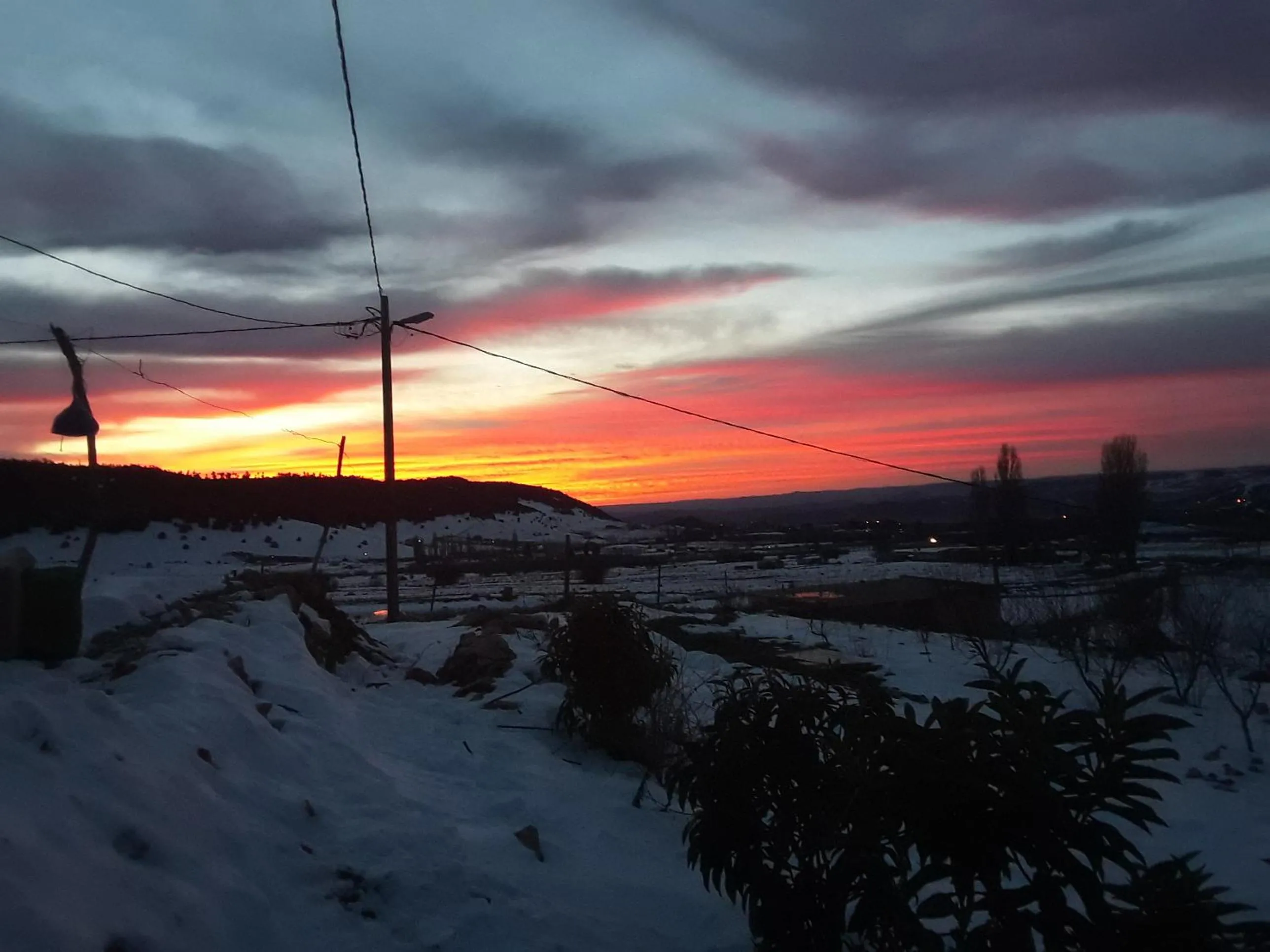 Sunset in Gîte Forest Tagroumte