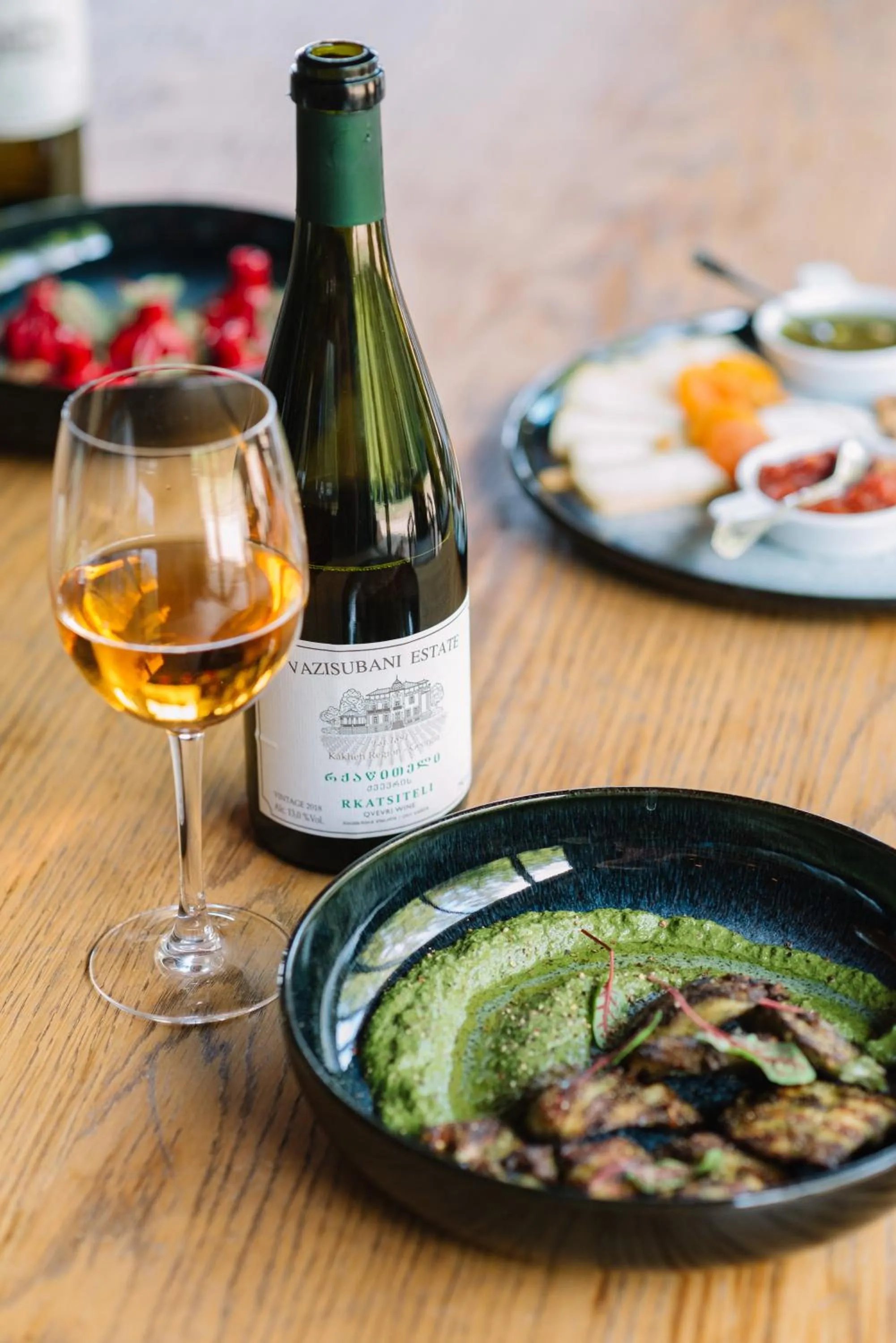 Food in Vazisubani Estate