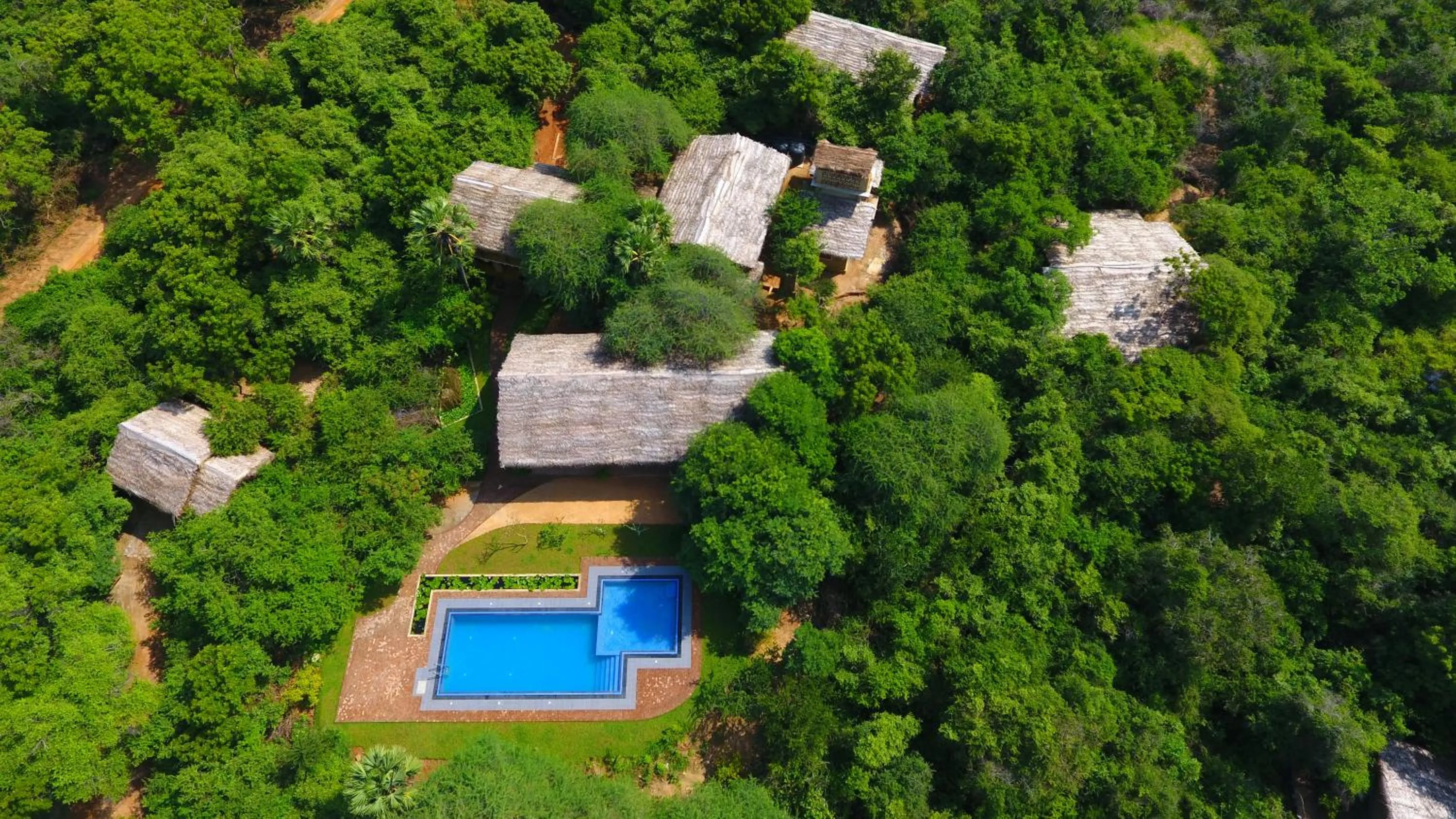 Bird's eye view in Cloud Nine Lanka Resort Wilpattu