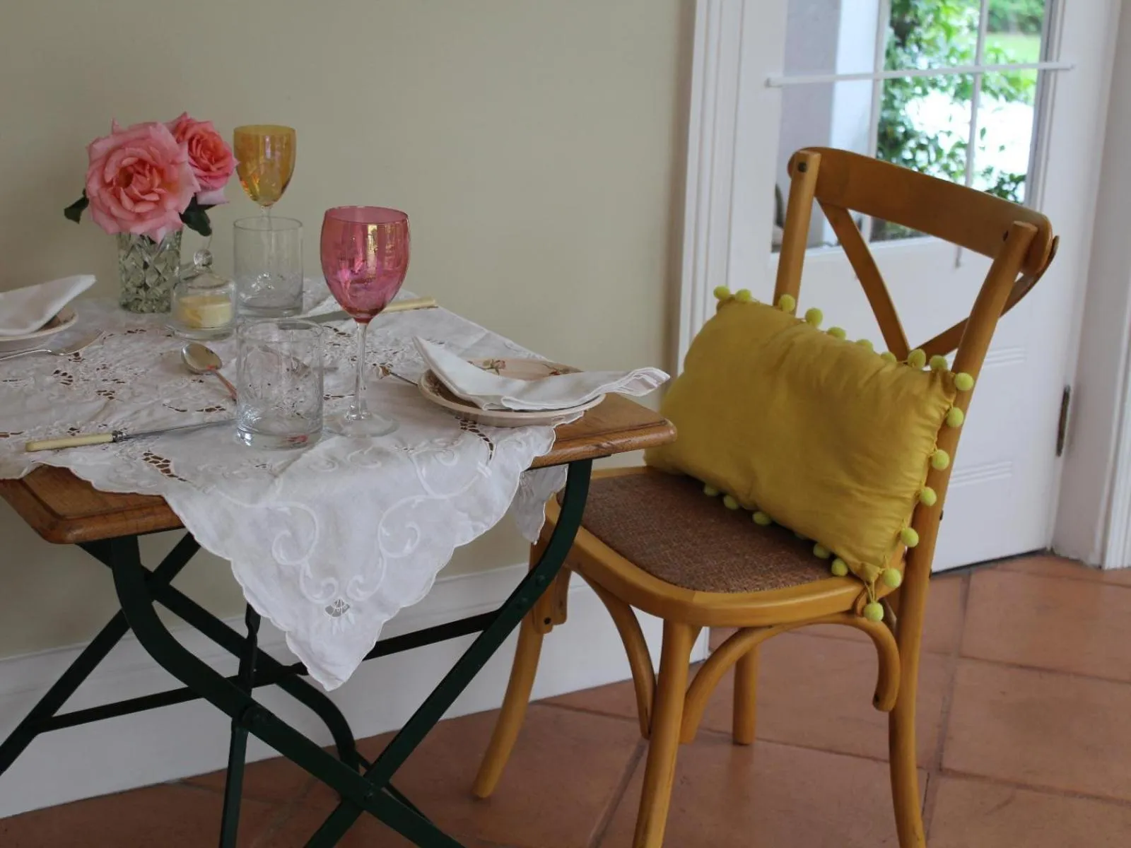 Dining area in Villa Puccini