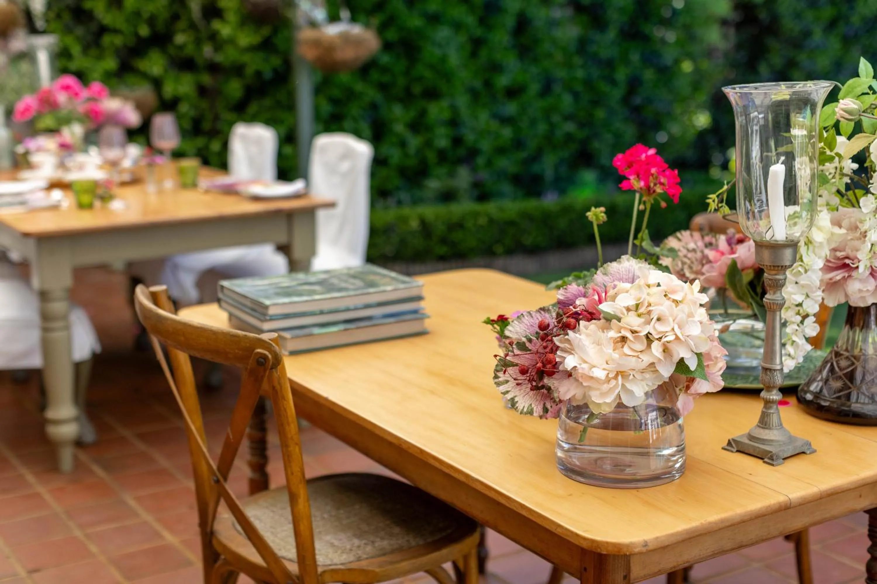 Dining area in Villa Puccini