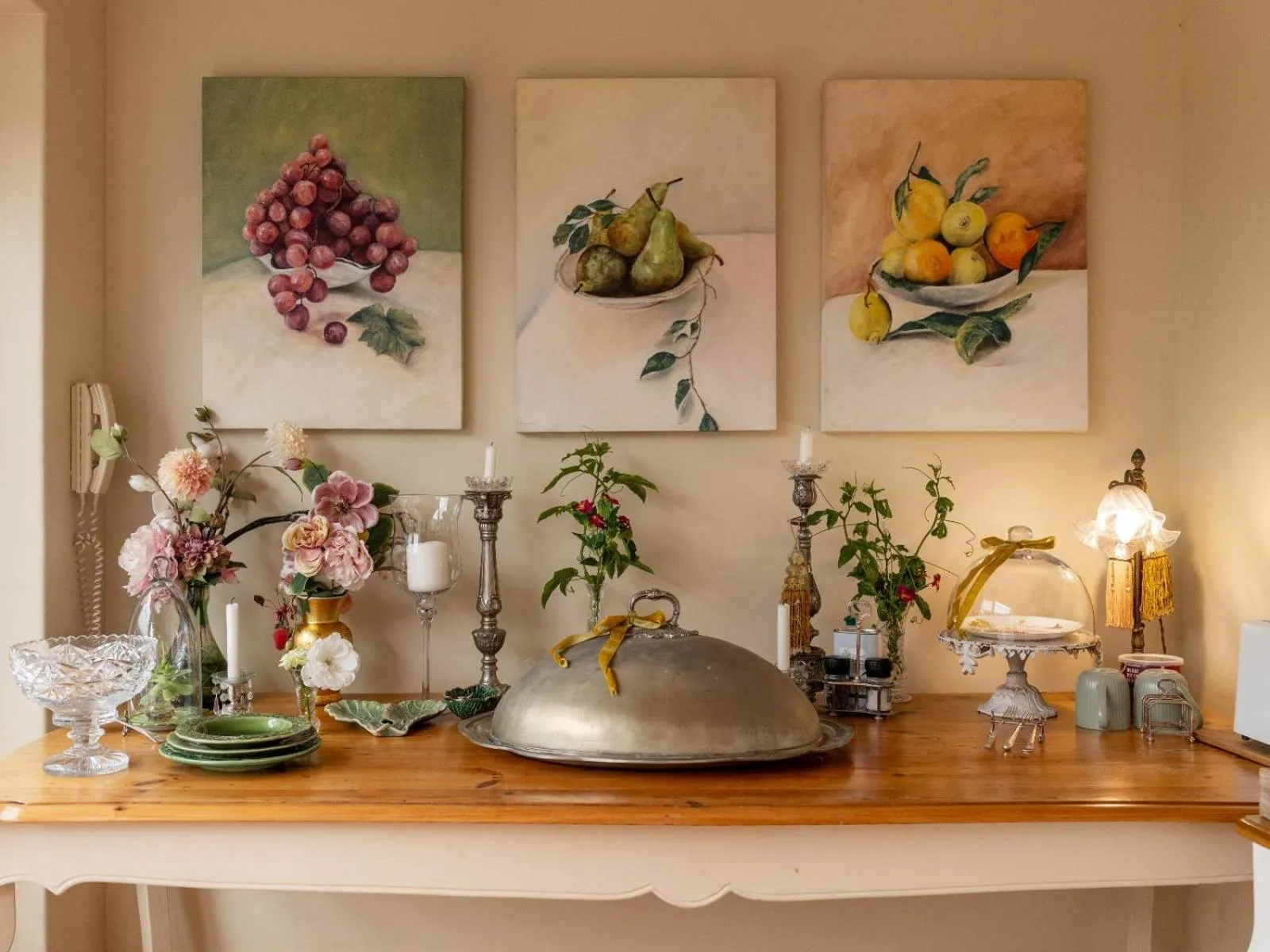 Dining area in Villa Puccini