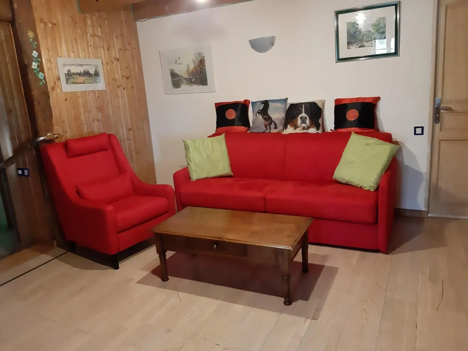 Living room in La ferme du bonheur