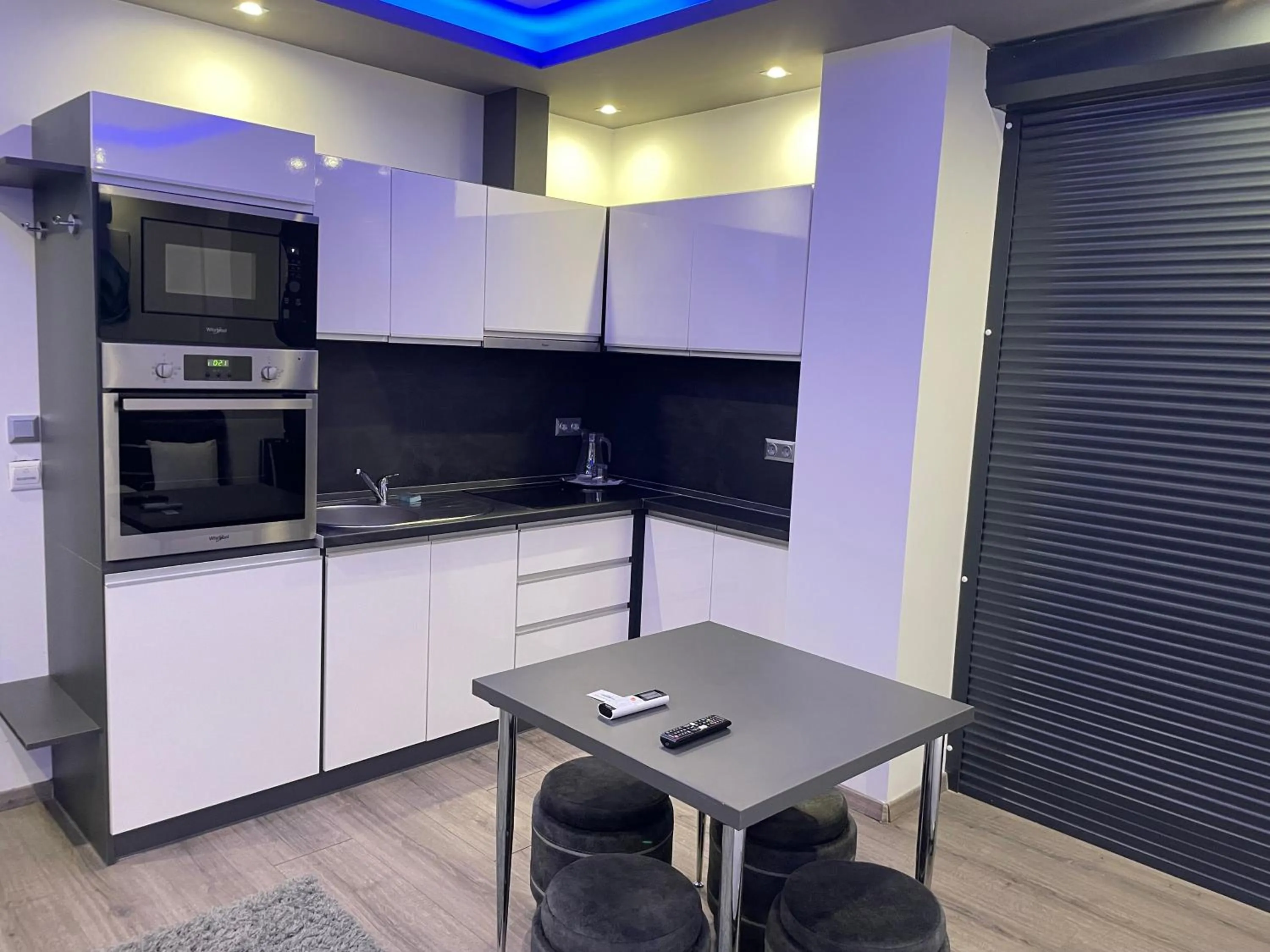 Kitchen or kitchenette in Hotel Pálma