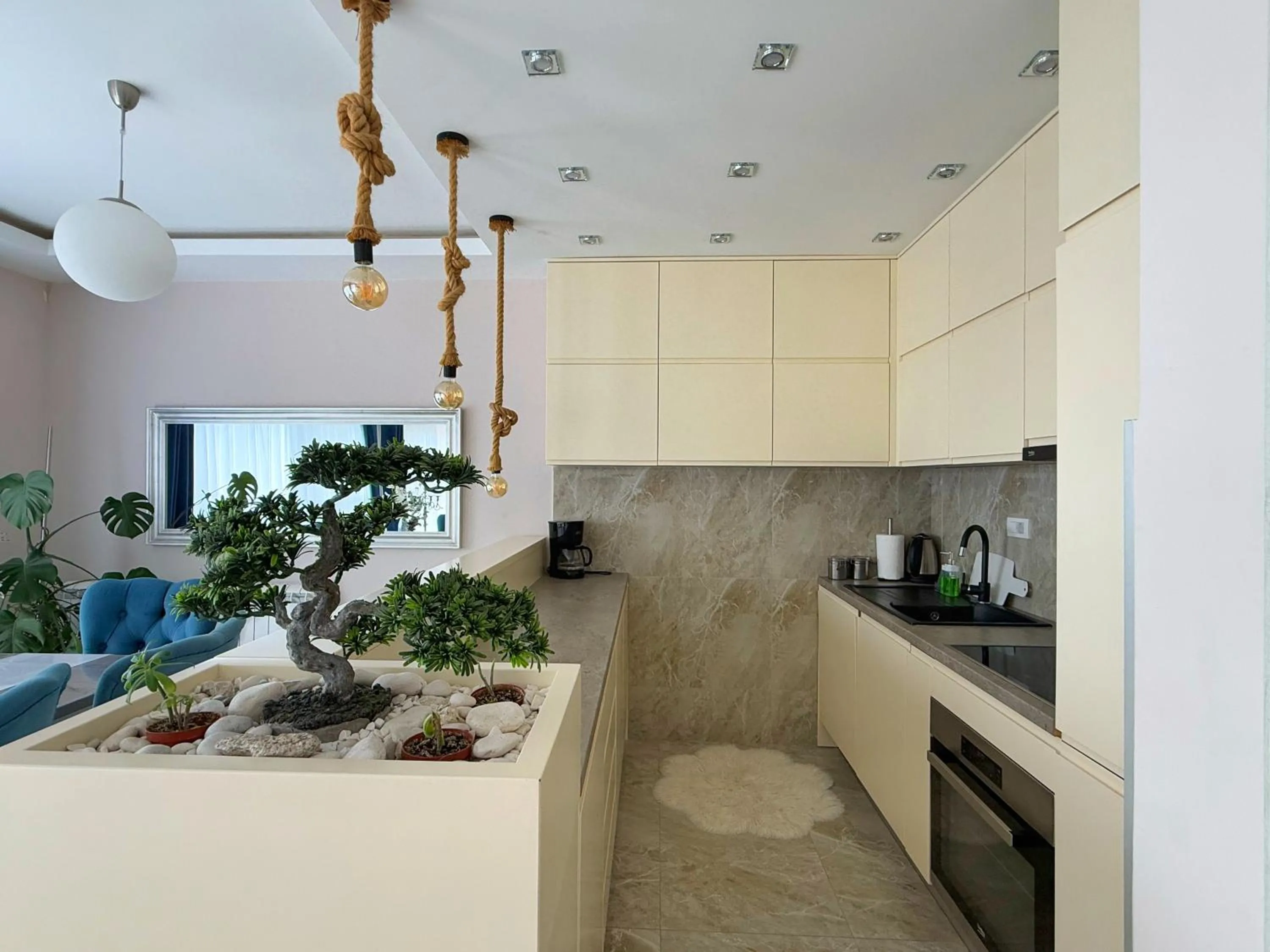 kitchen in Apartmani Avanti Becici