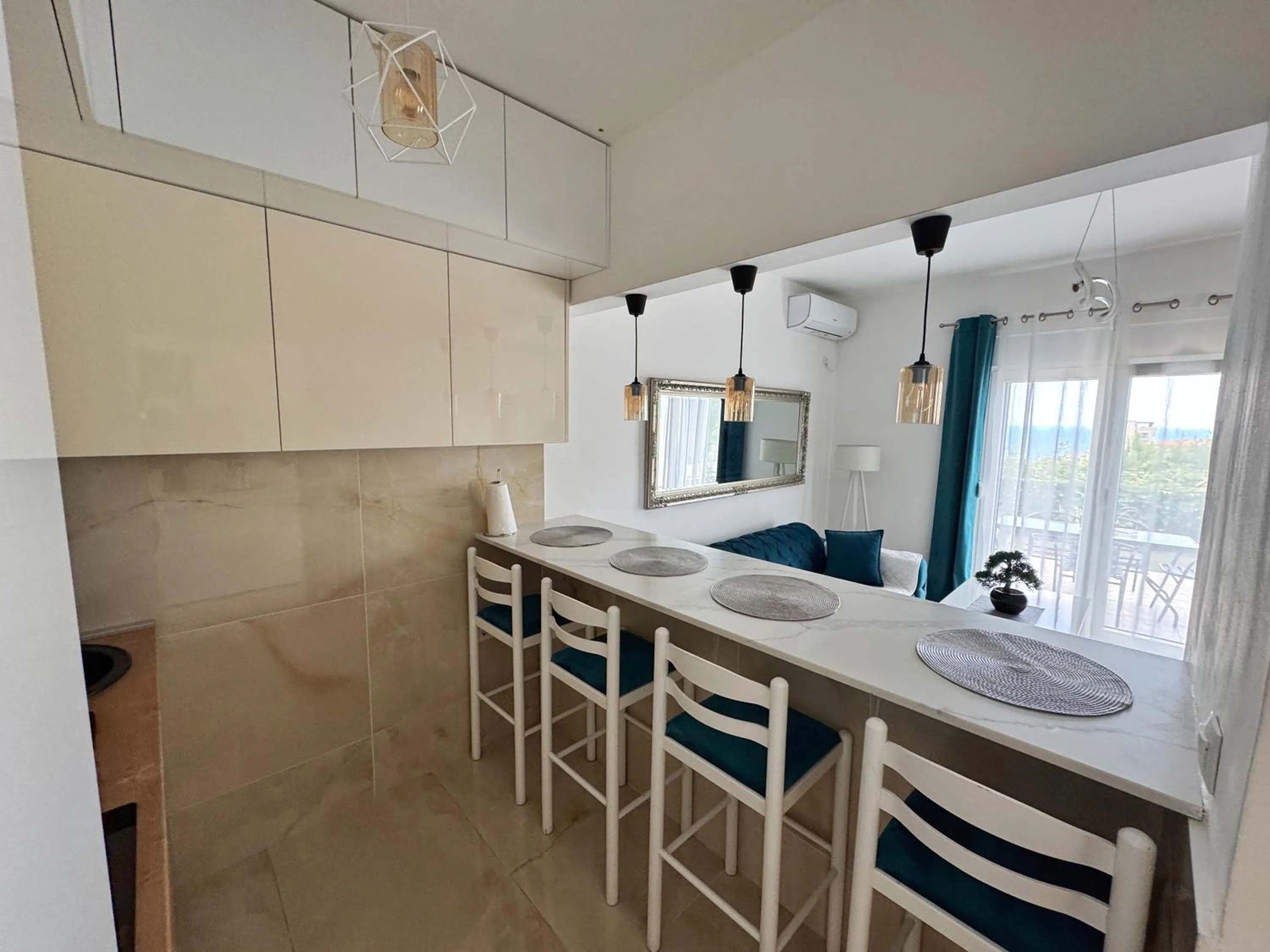 kitchen in Apartmani Avanti Becici
