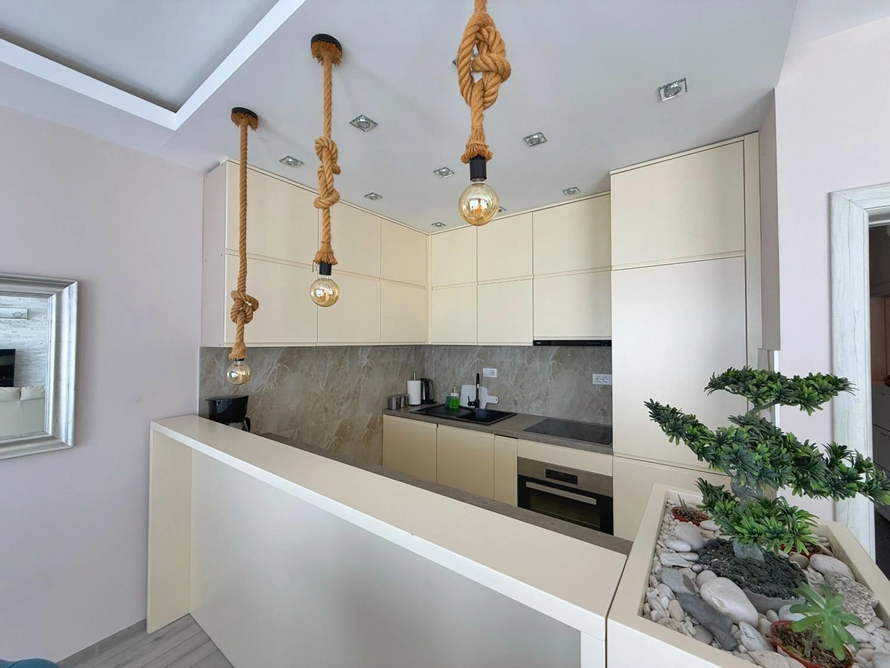 kitchen in Apartmani Avanti Becici