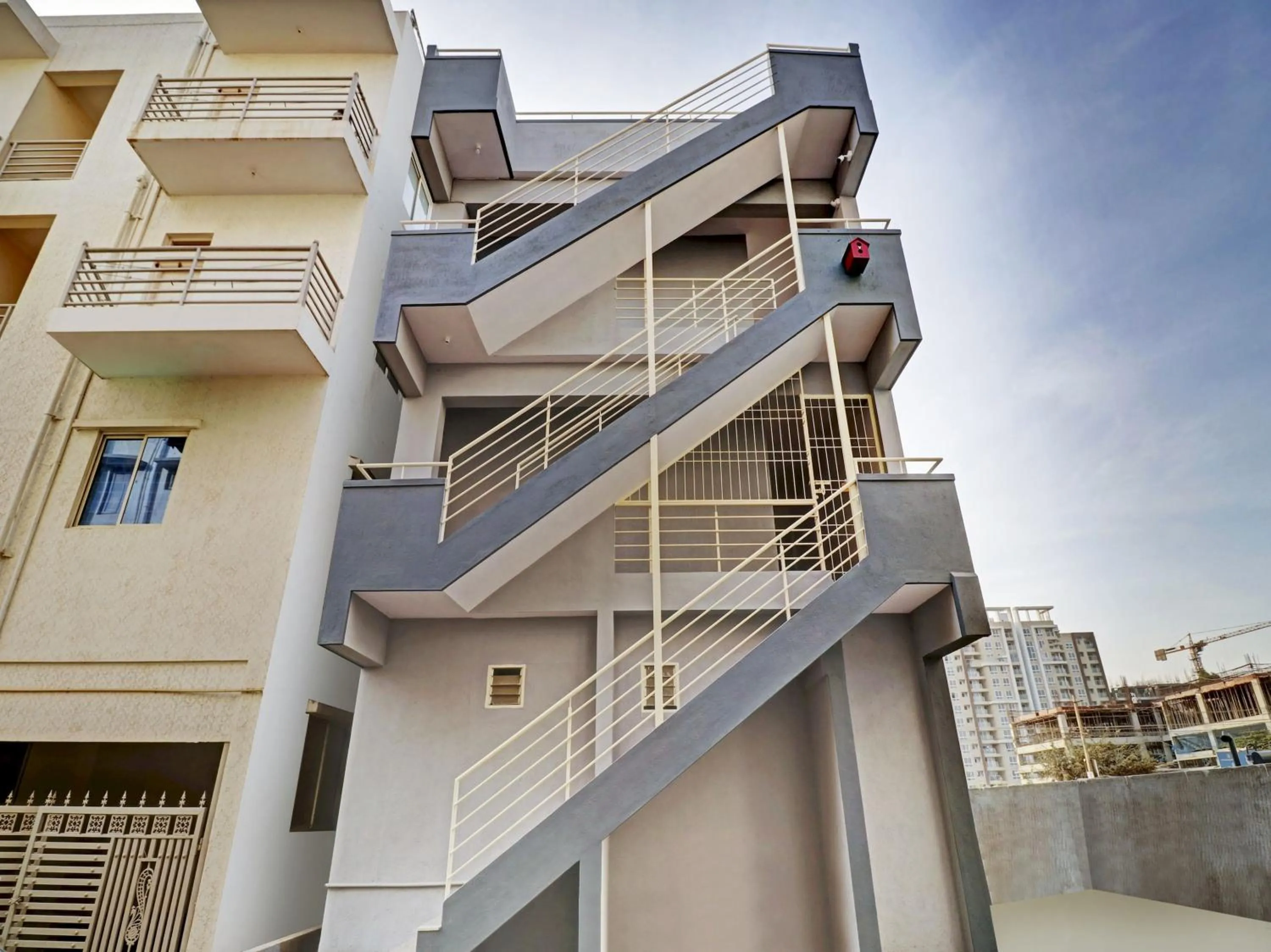 Facade/entrance in Hotel O Home Mishra Suites