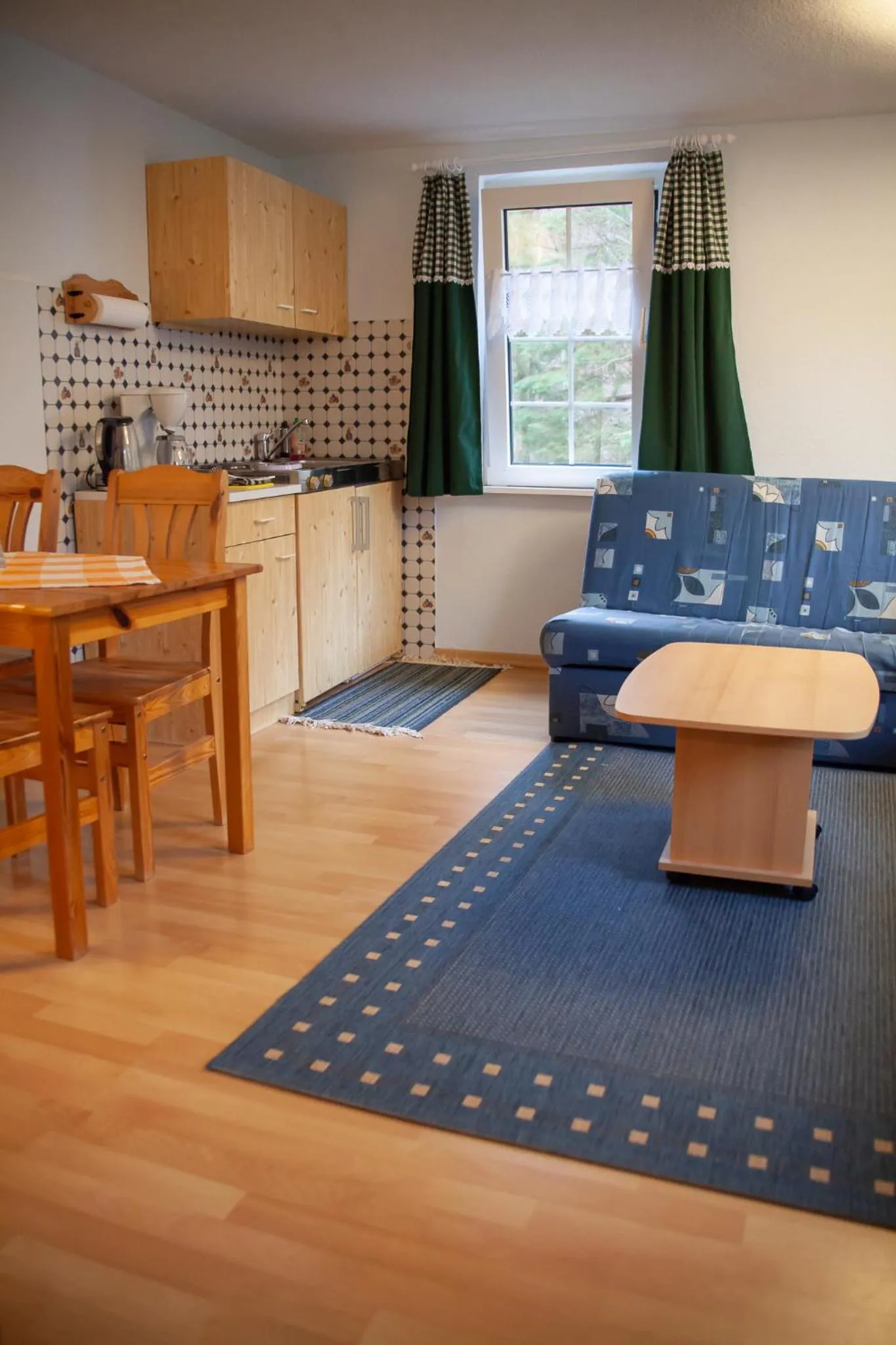 Kitchen or kitchenette in Waldhaus Wolfsbachmühle