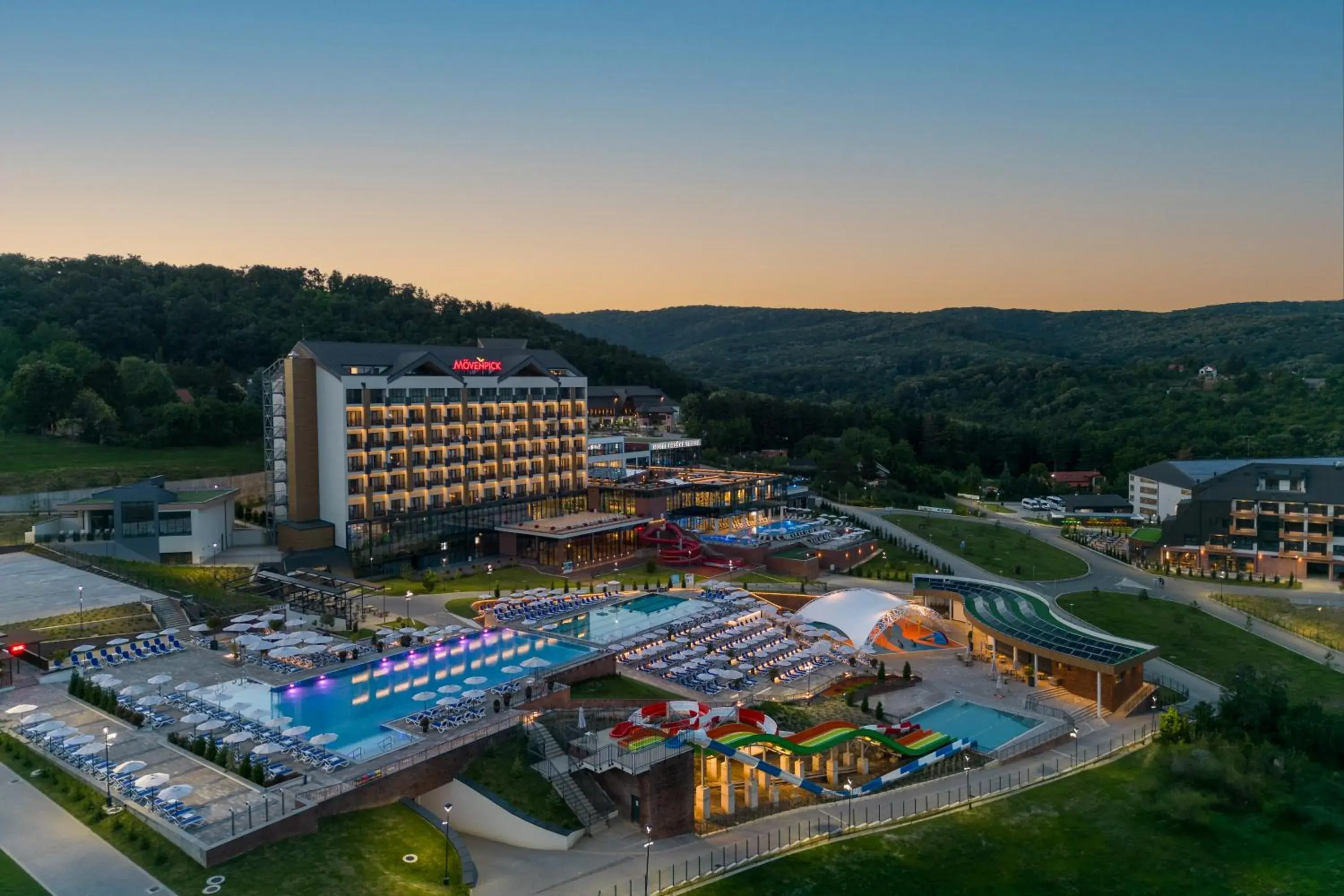 Property building in Movenpick Resort and Spa Fruske Terme Property building in Movenpick Resort and Spa Fruske Terme