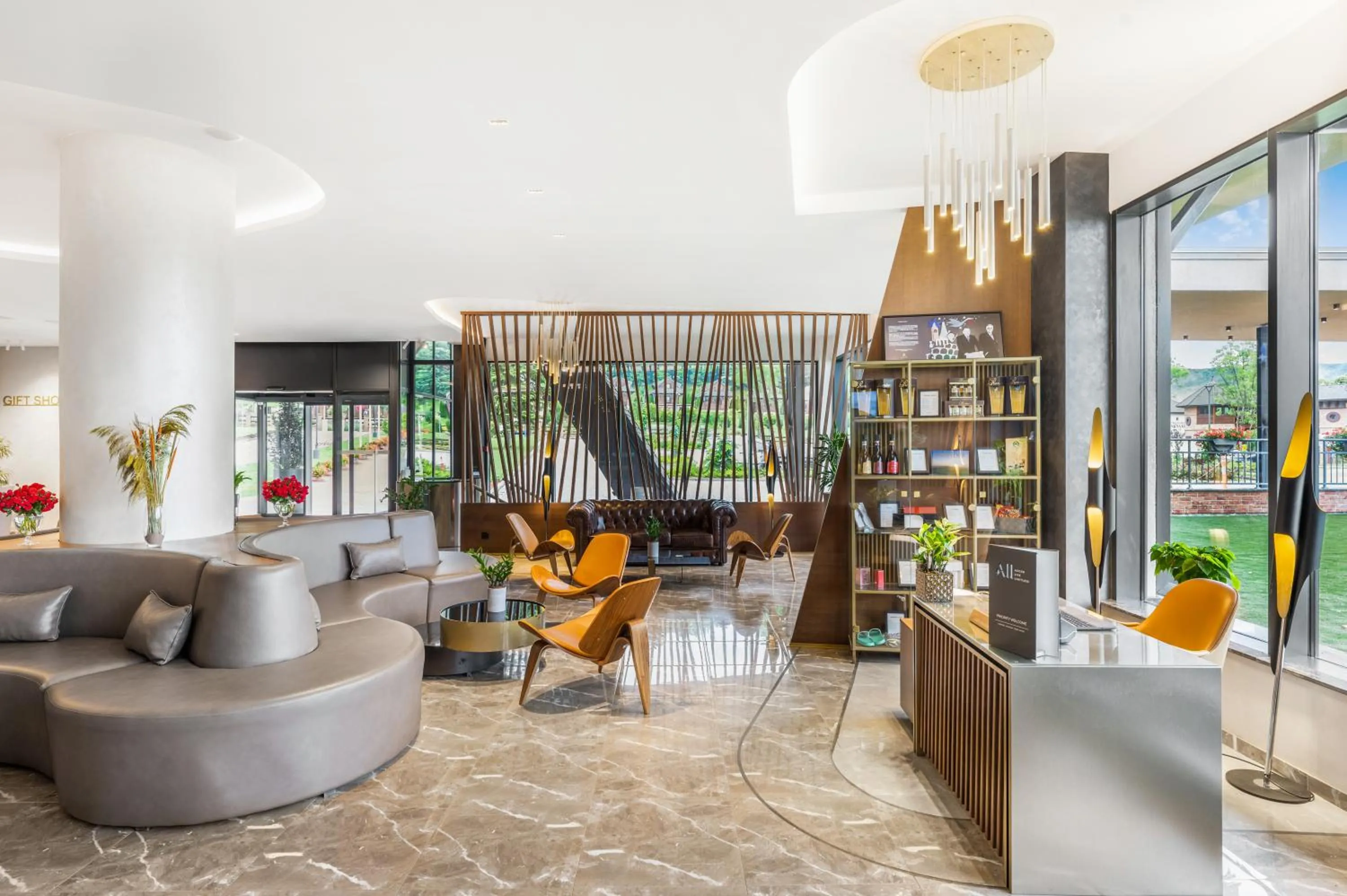 Lobby or reception in Movenpick Resort and Spa Fruske Terme