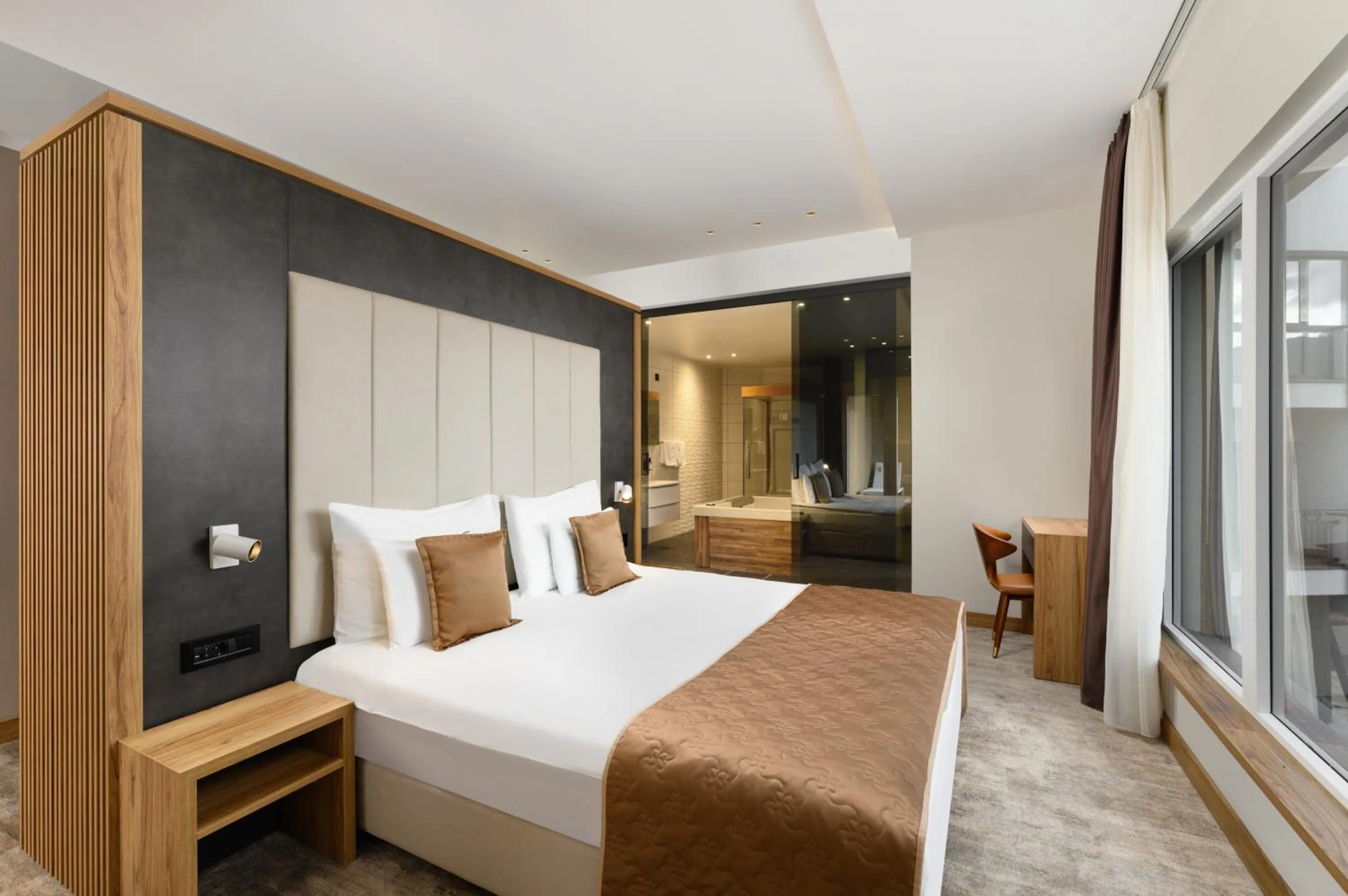 Bed in Movenpick Resort and Spa Fruske Terme