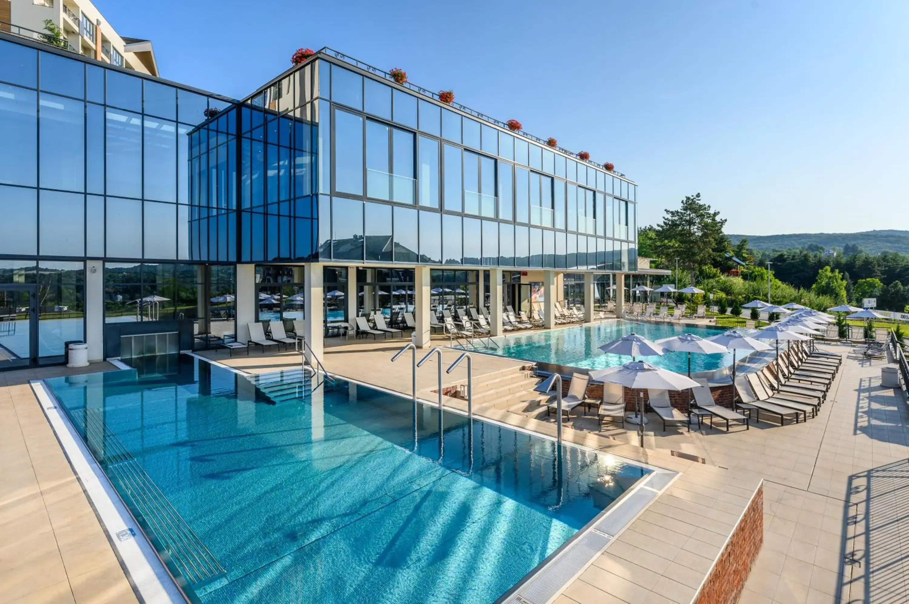 Property building in Movenpick Resort and Spa Fruske Terme Property building in Movenpick Resort and Spa Fruske Terme