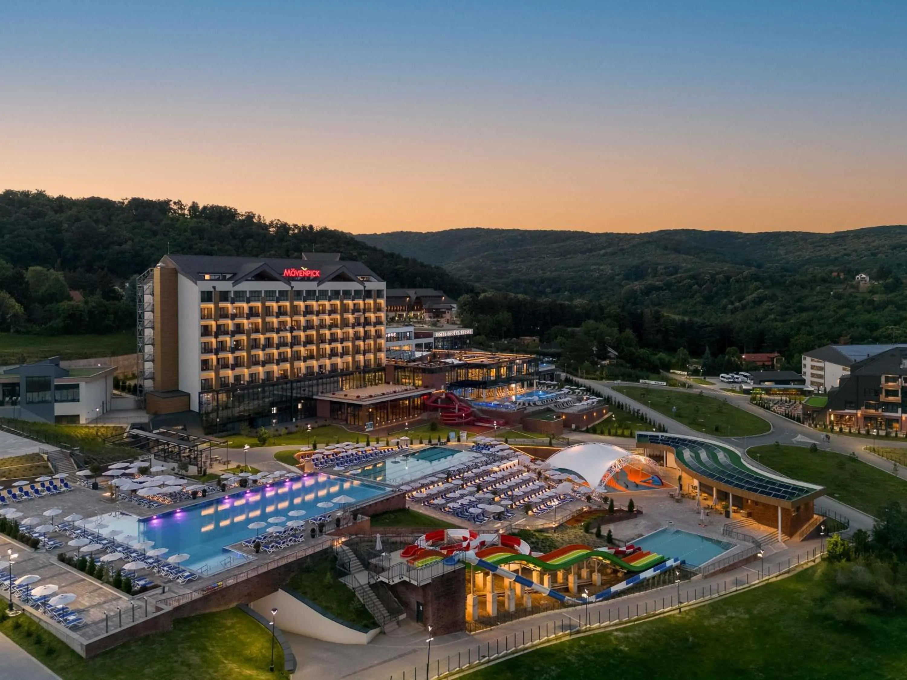 Property building in Movenpick Resort and Spa Fruske Terme