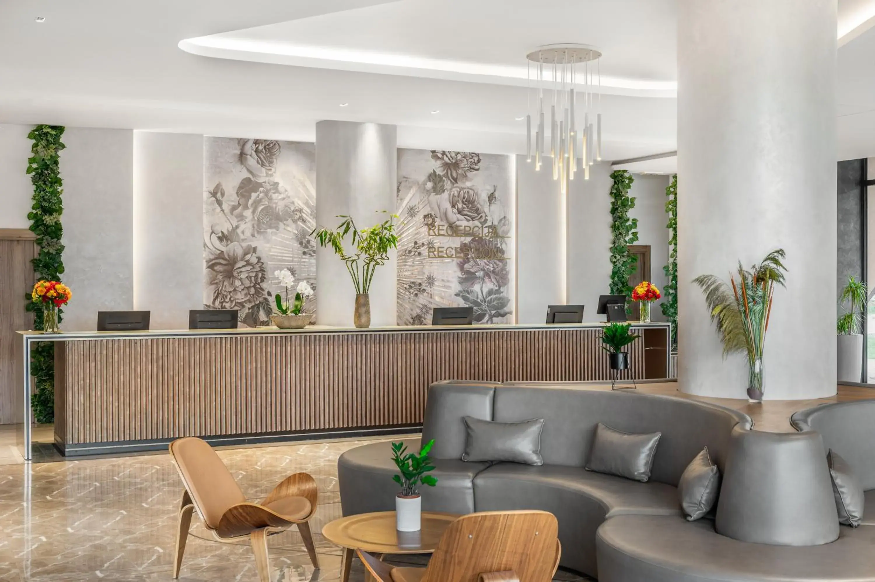 Lobby or reception in Movenpick Resort and Spa Fruske Terme Lobby or reception in Movenpick Resort and Spa Fruske Terme